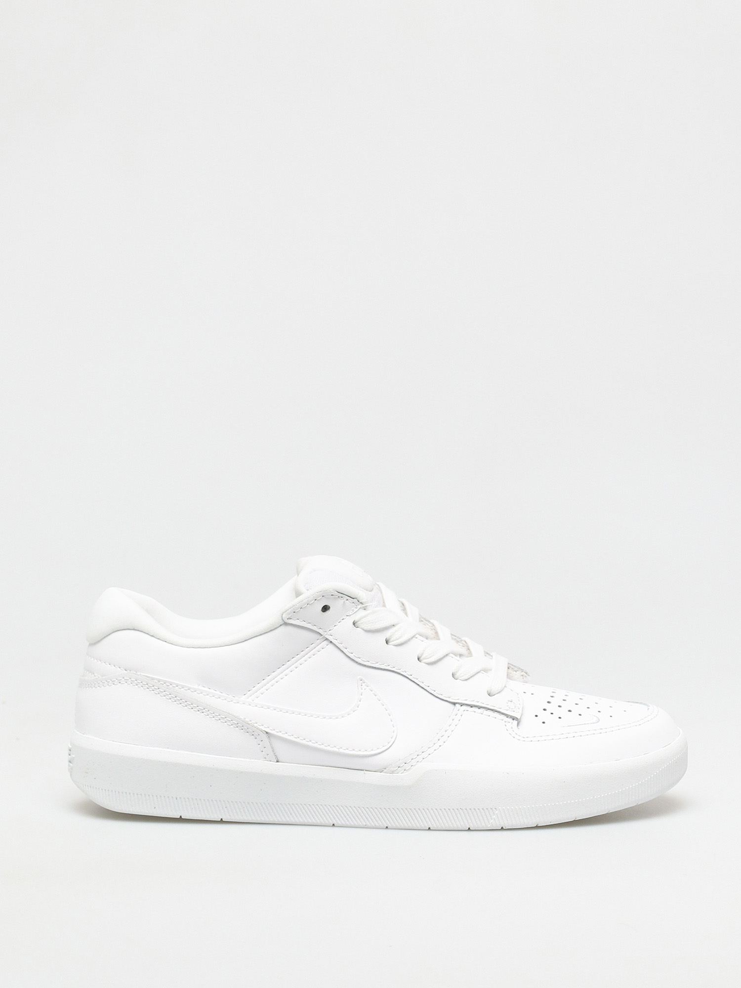 Nike SB Force 58 Premium Leather Schuhe (white/white white white)