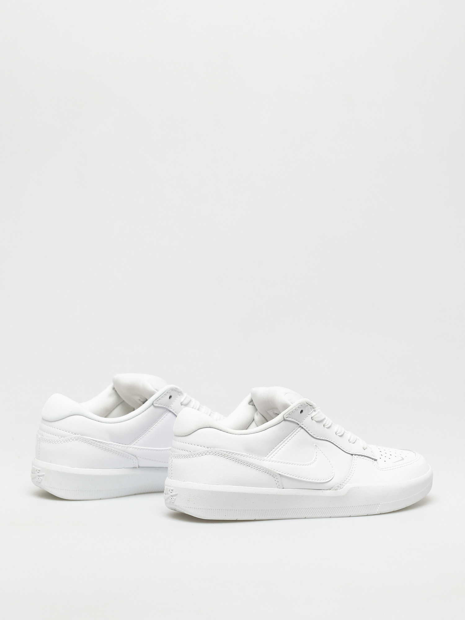 Nike SB Force 58 Premium Leather Shoes (white/white white white)