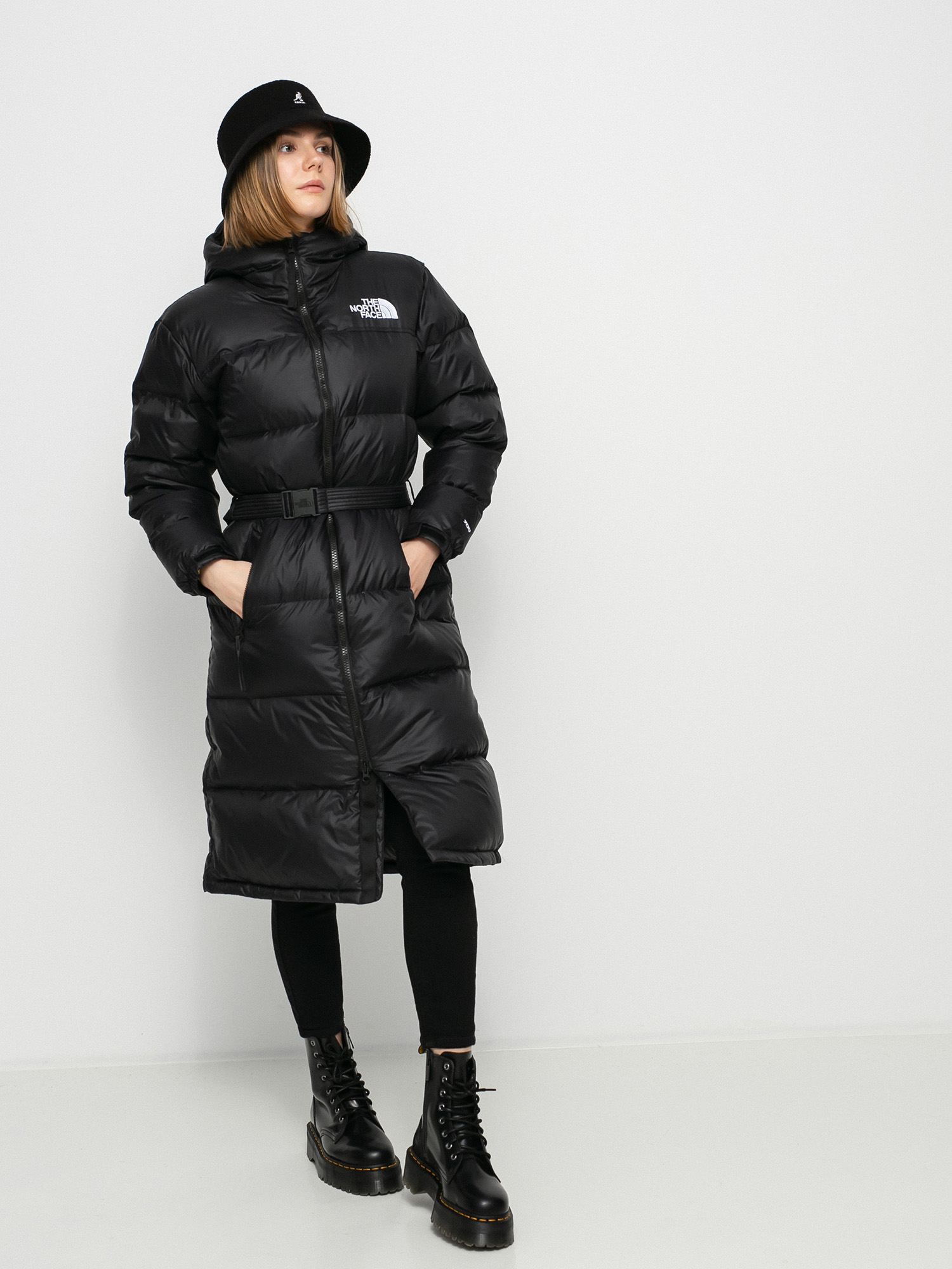 The North Face Nuptse Belted Long Parka Jacket Wmn (tnf black)