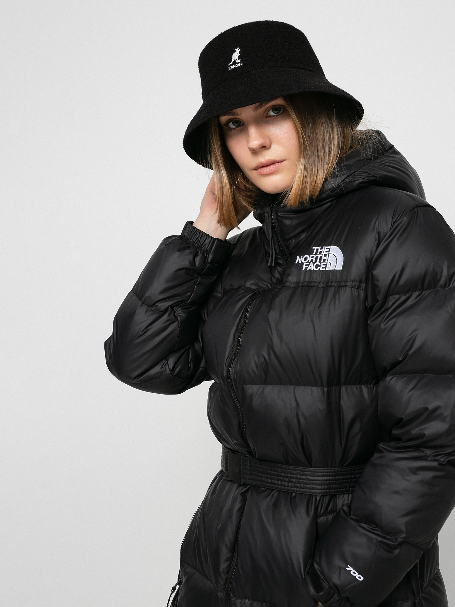 The North Face Nuptse Belted Long Parka Jacket Wmn (tnf black)