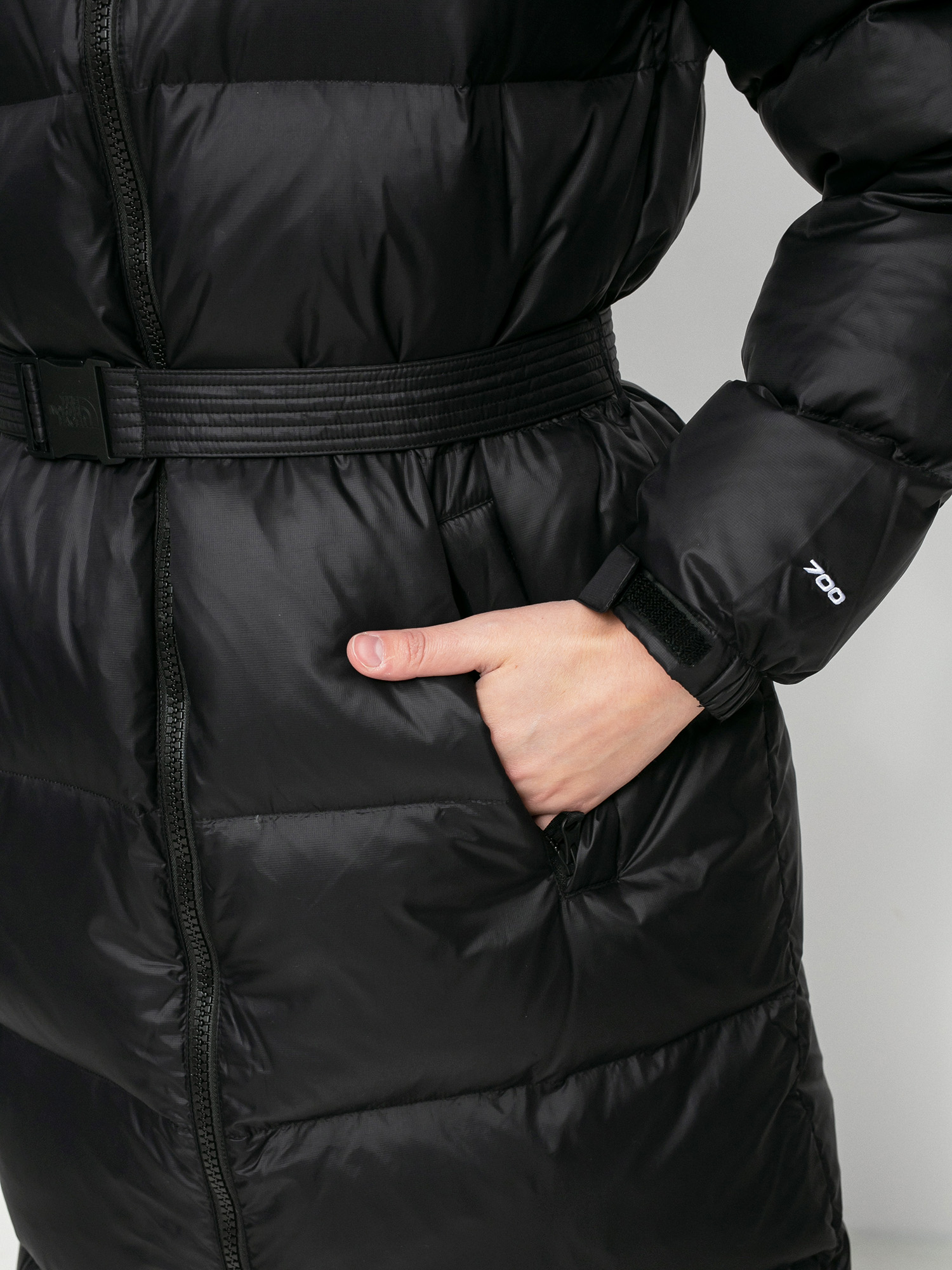 The North Face Nuptse Belted Long Parka Jacket Wmn (tnf black)