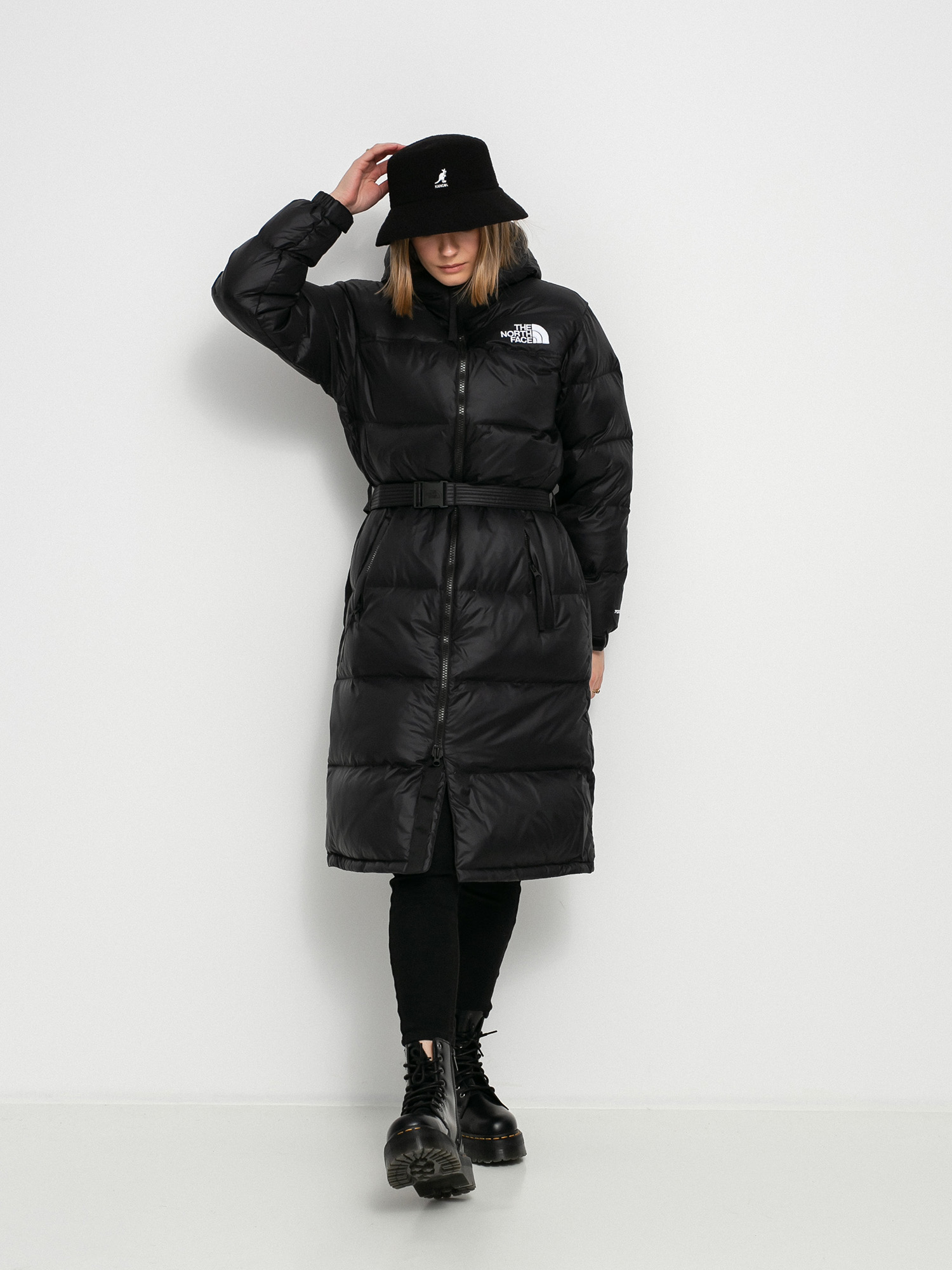 The North Face Nuptse Belted Long Parka Jacket Wmn (tnf black)