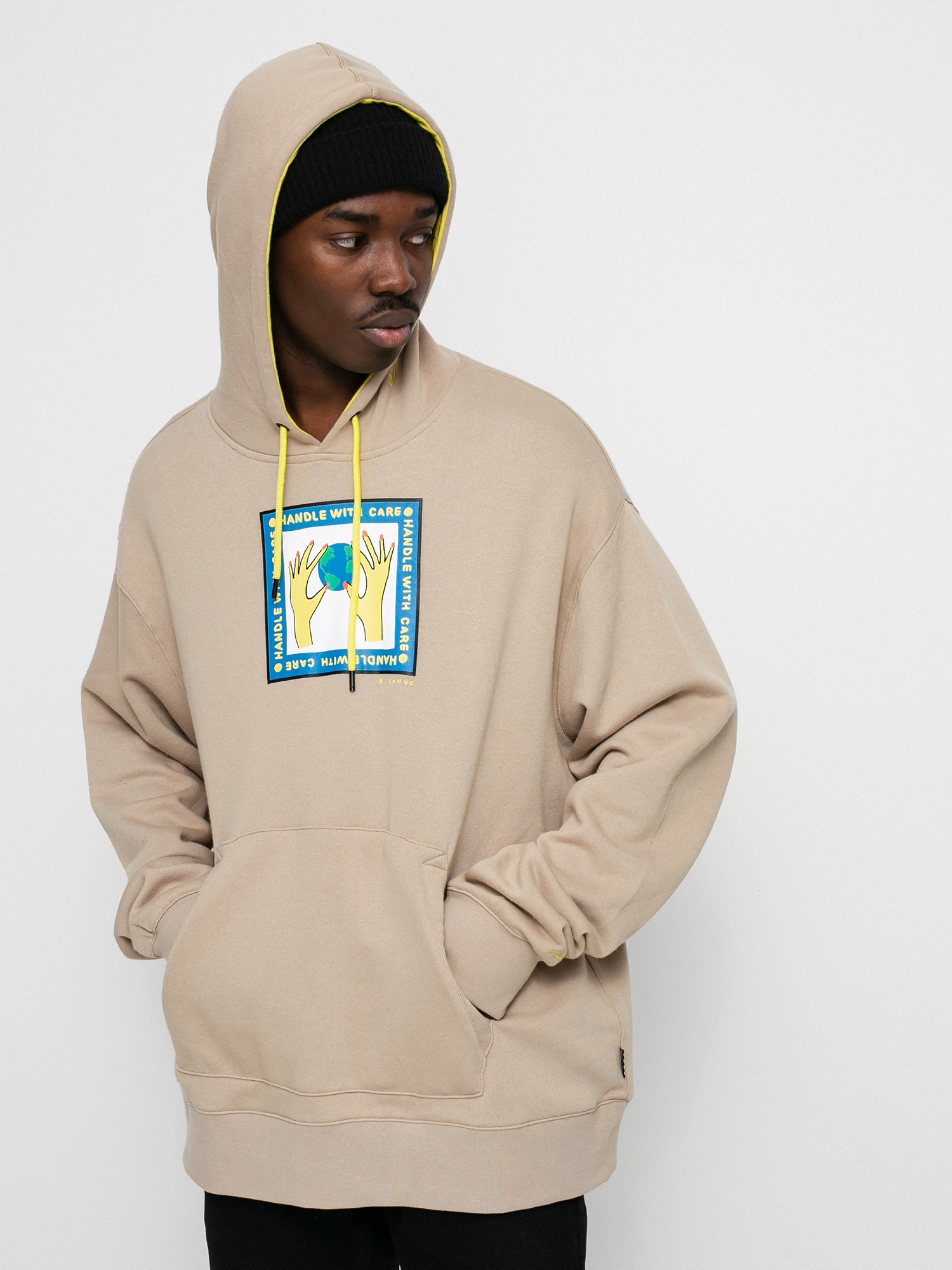 green volcom hoodie