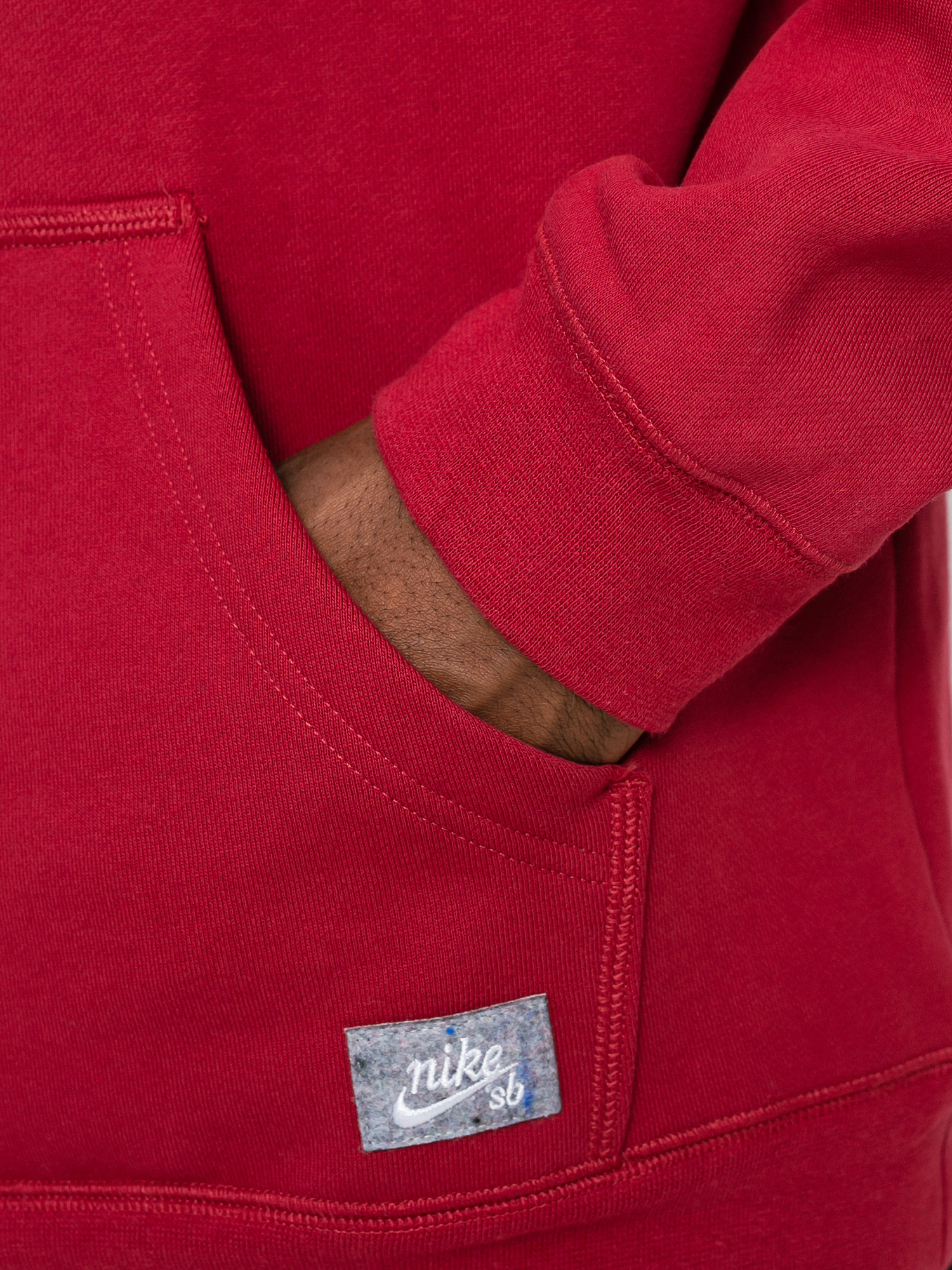 Nike SB Prm Sstnbl Fleece Sweatshirt (pomegranate/sail/white)