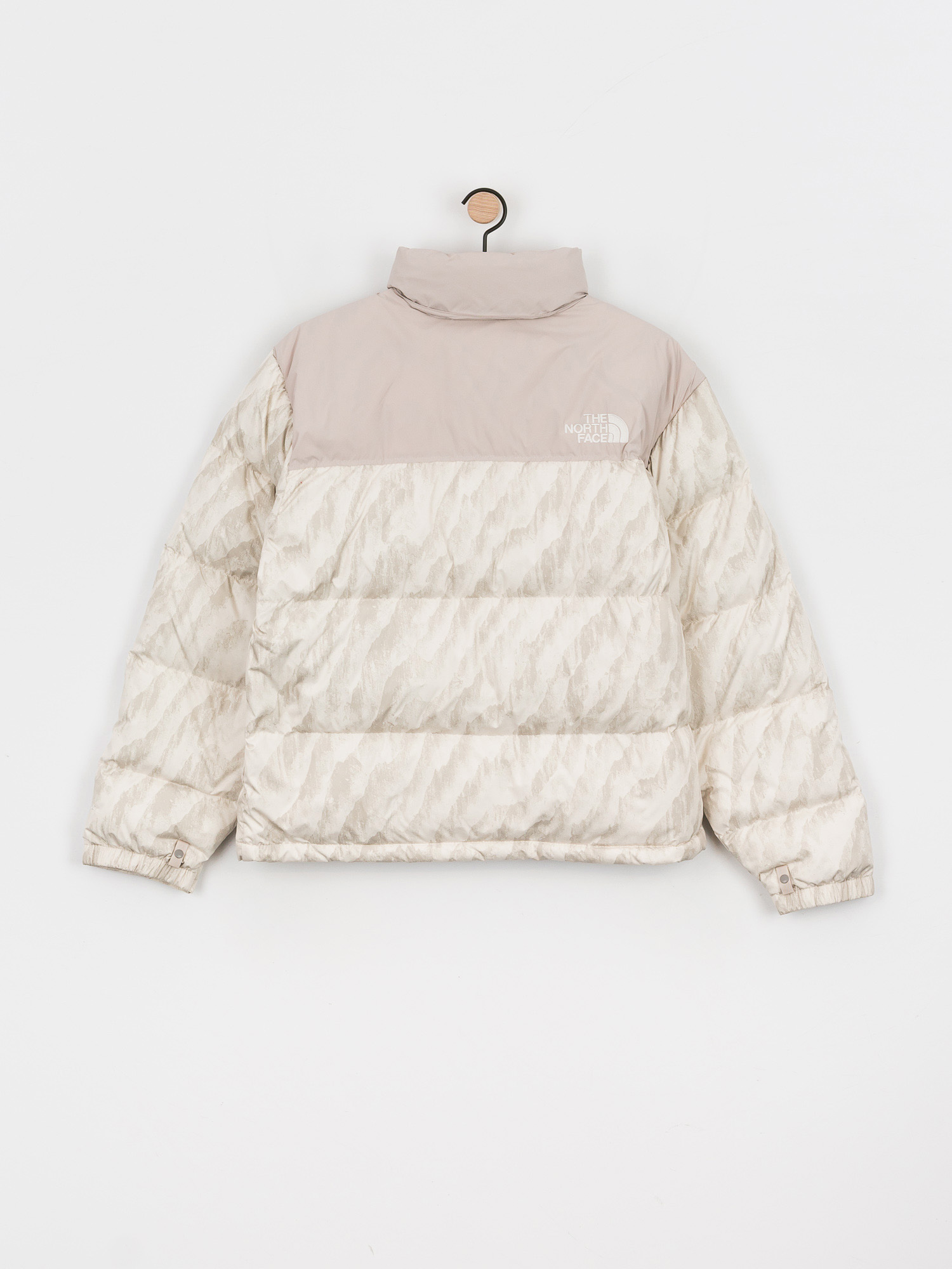 The North Face 1996 Retro Nuptse Jacket (silver grey wooden tiger print)