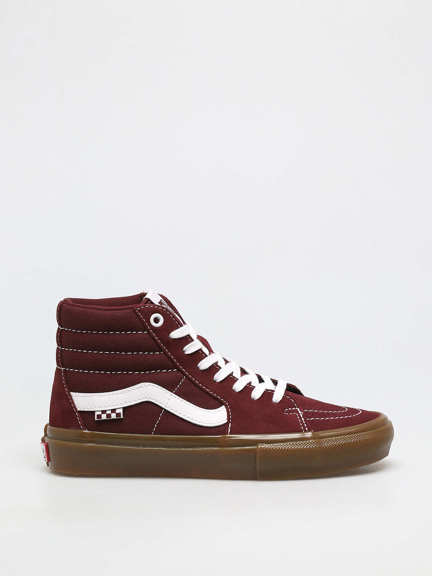 Vans Skate Sk8 Hi Shoes burgundy (port/gum)