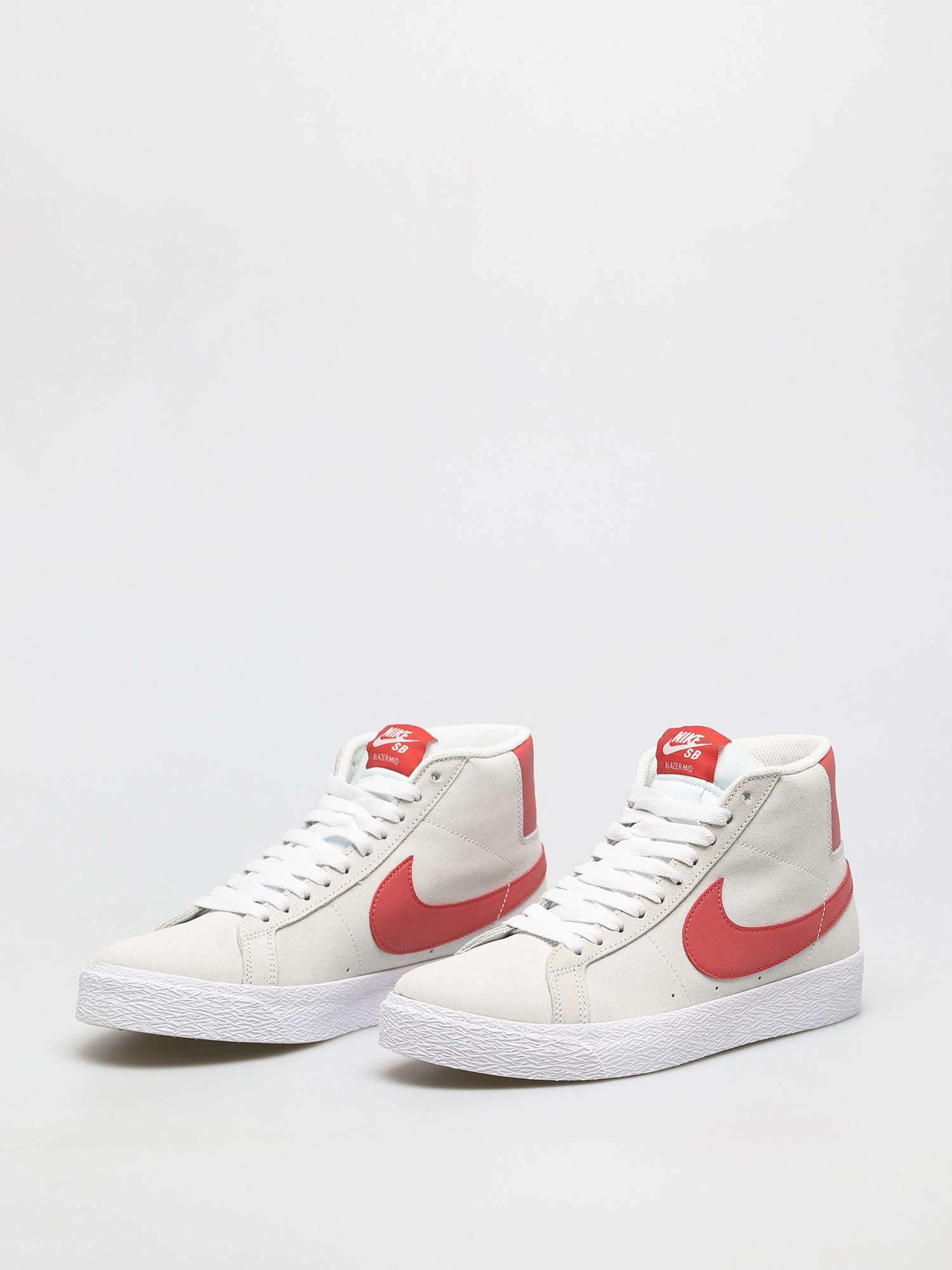 Nike SB Zoom Blazer Mid Shoes (summit white/lobster summit white white)