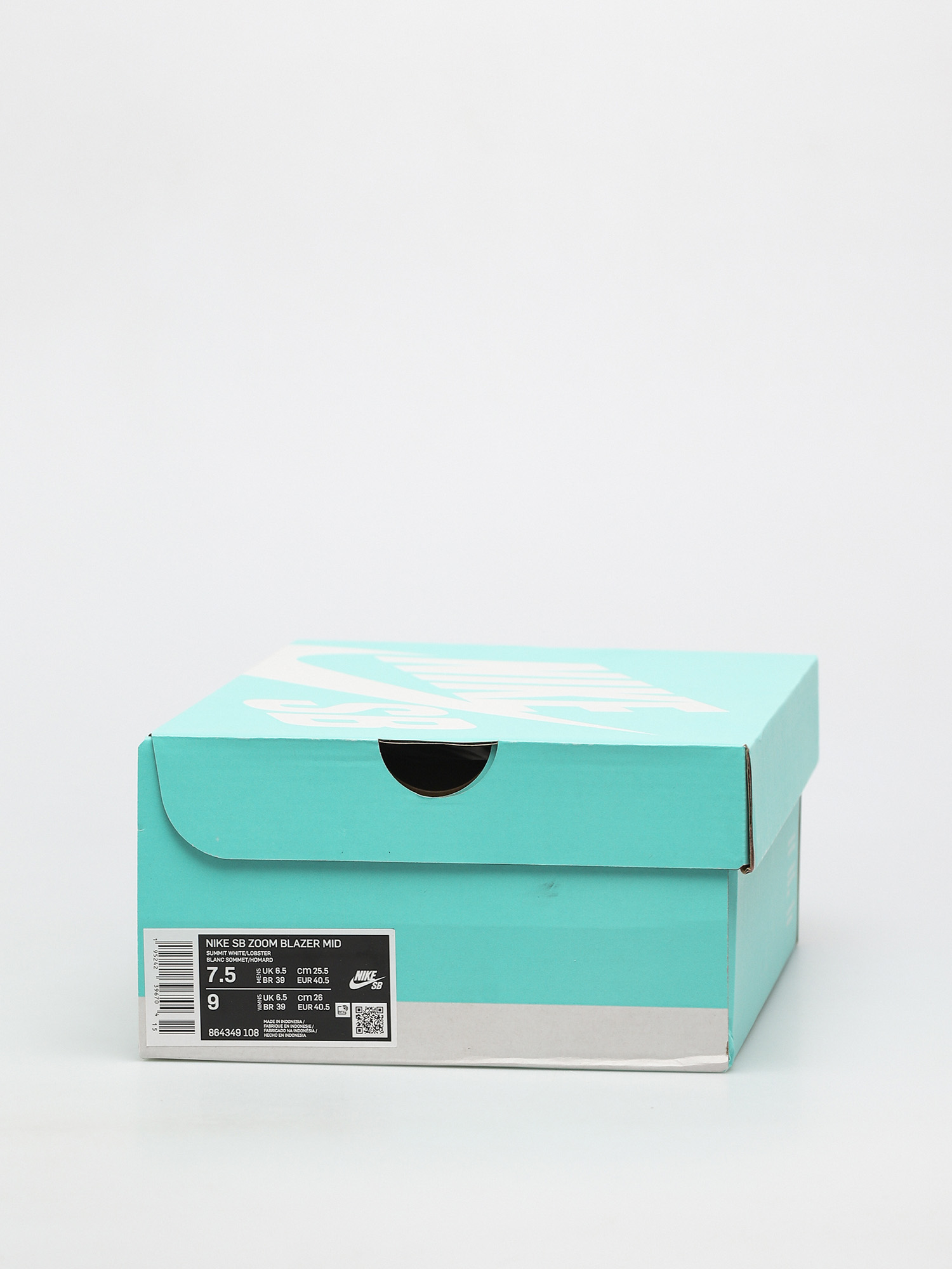 Nike SB Zoom Blazer Mid Shoes (summit white/lobster summit white white)