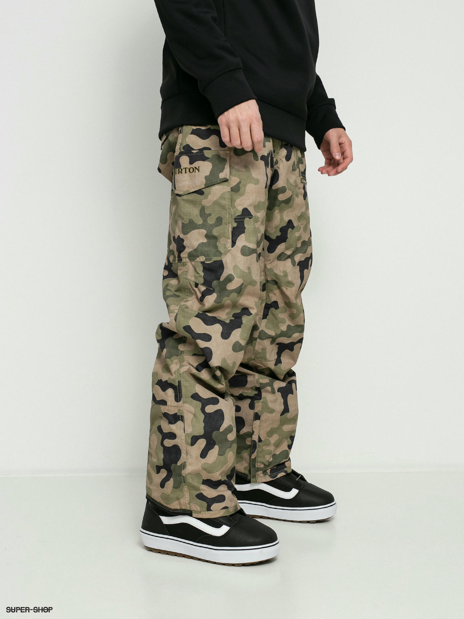 burton snowboard pants camo