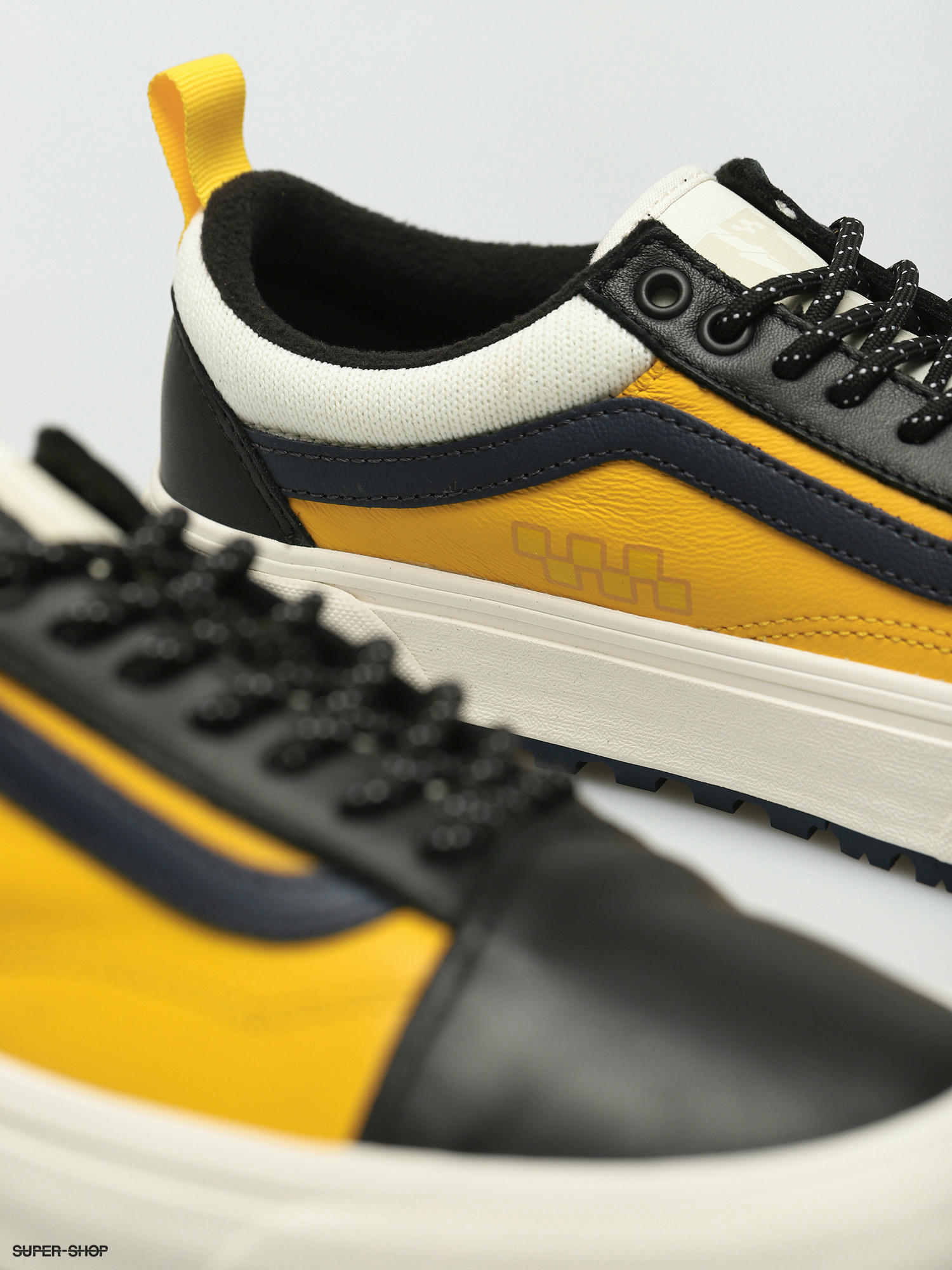 vans shoes yellow and black