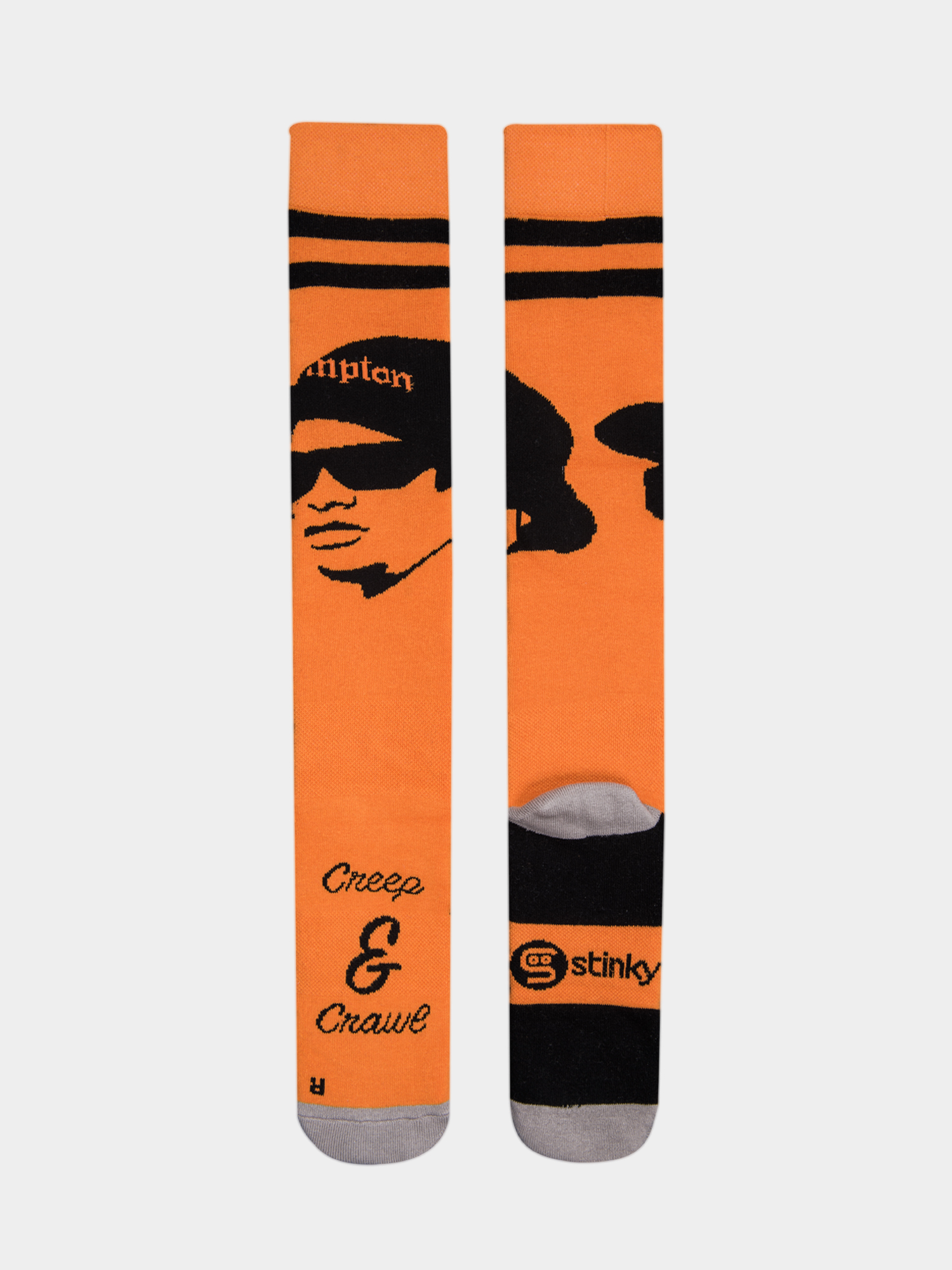 Stinky Socks Creep And Crawl Socken (orange/black)