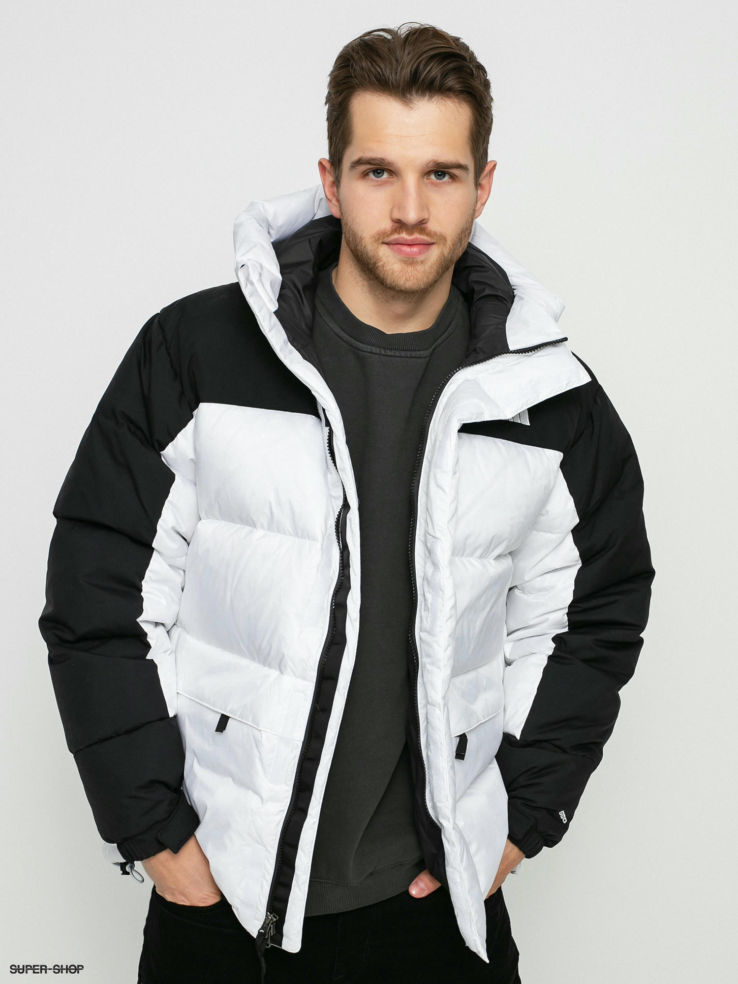 North face white store winter coat