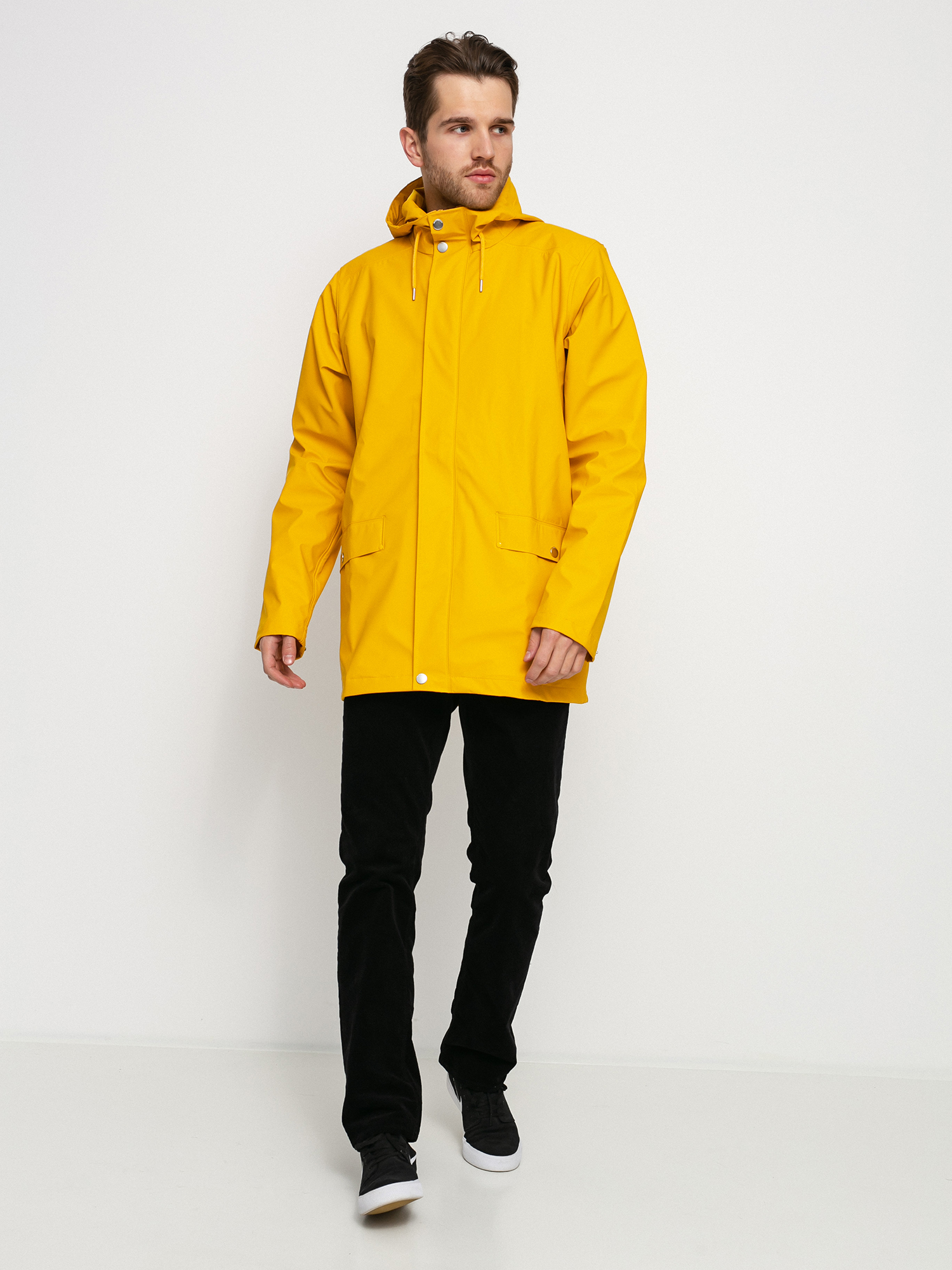 Helly Hansen Moss Rain Coat Jacket (essential yellow)