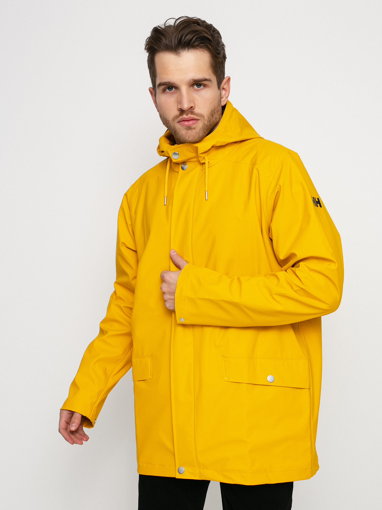 Helly Hansen Moss Rain Coat Jacket (essential yellow)