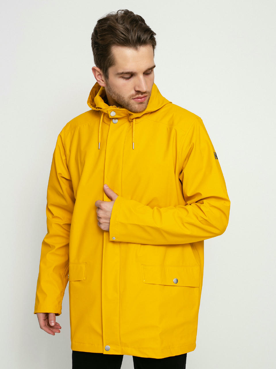 Helly Hansen Moss Rain Coat Jacket (essential yellow)