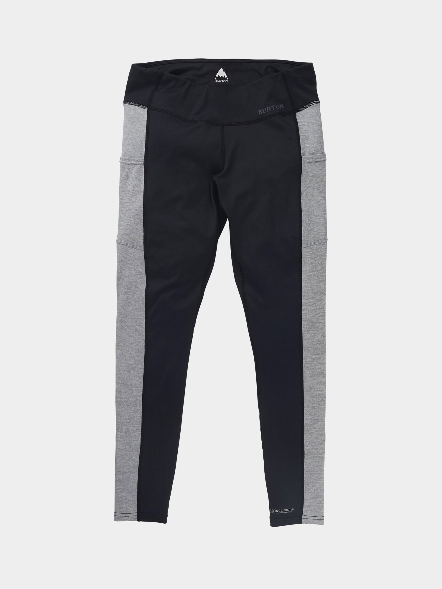 Womens Burton Midweight X Base Layers Active leggings (true black/gray heather)