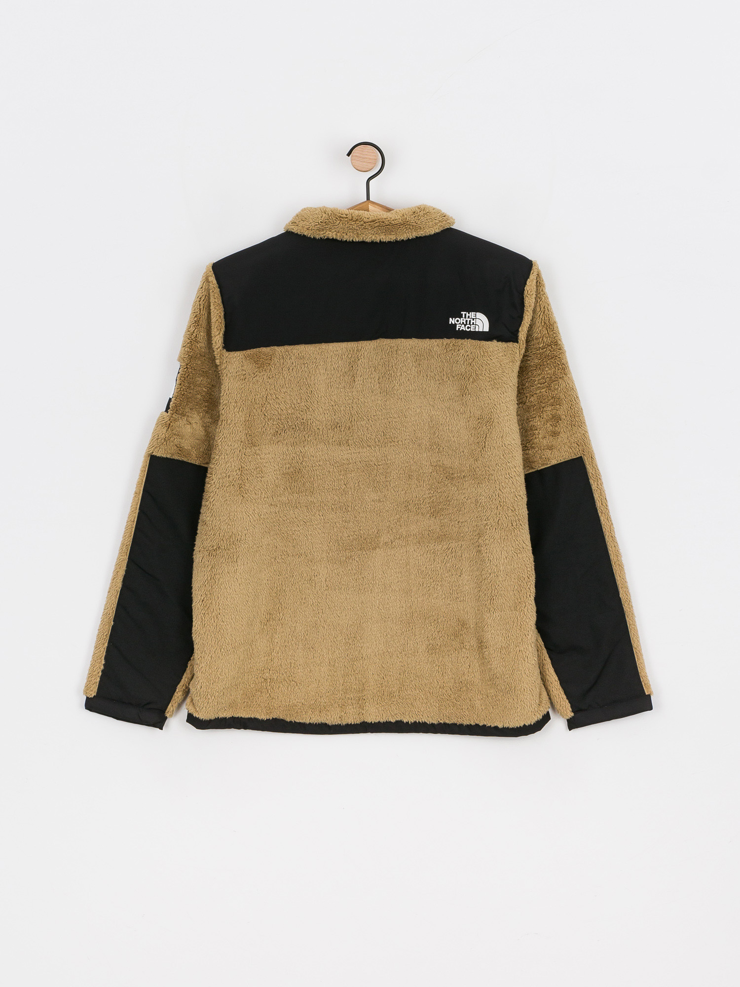 Mens The North Face Black Box Denali Sherpa Fleece  (kelp tan)