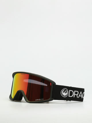 Dragon DXT OTG Goggles (black/lumalnes red ion)