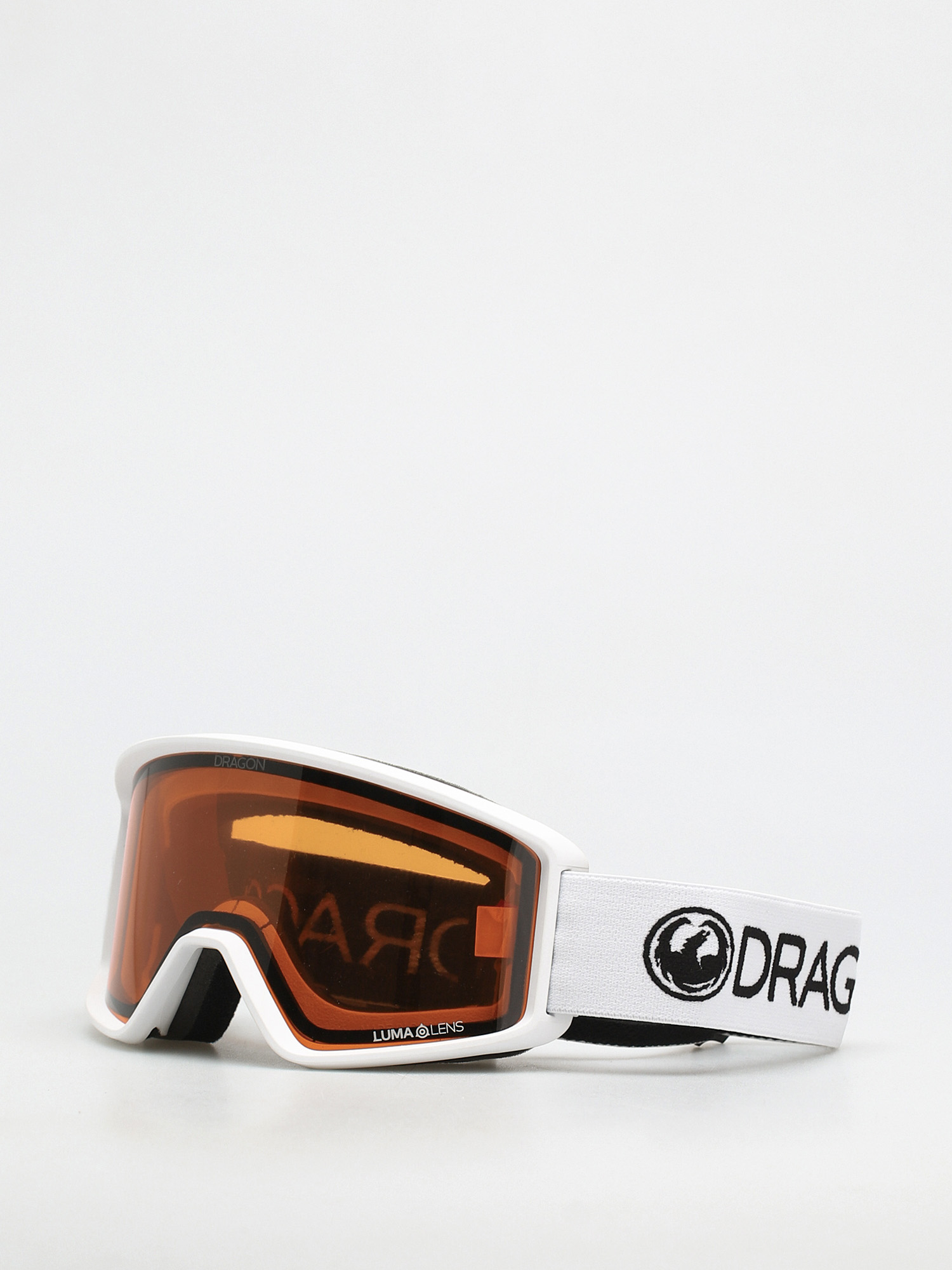 Dragon DXT OTG Goggle (white/lumalens amber)