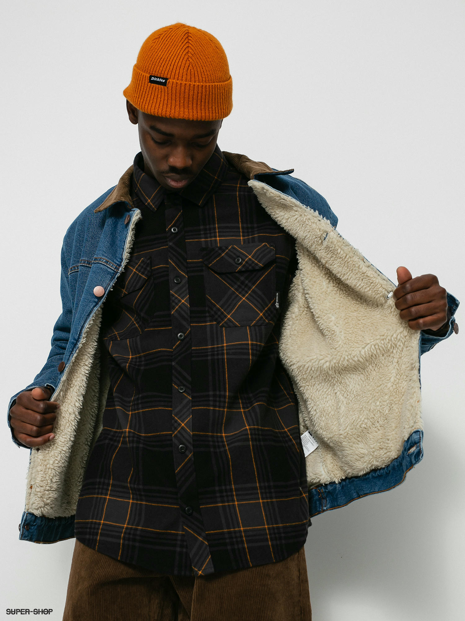 wrangler check jacket