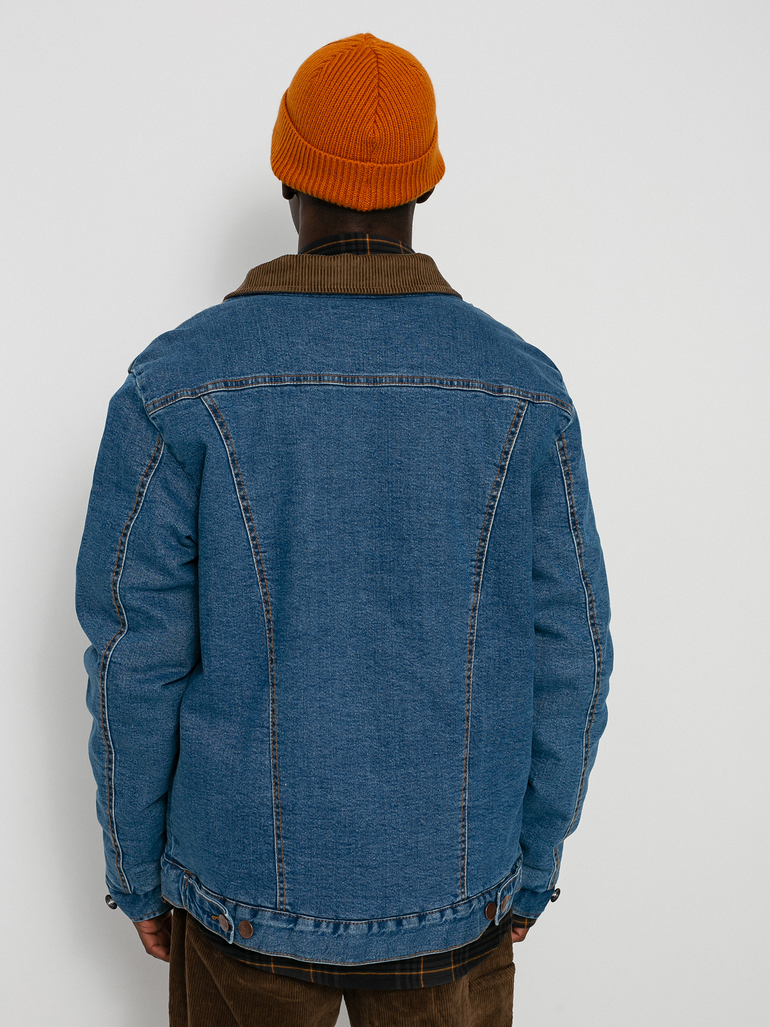 Billabong X Wrangler Range Denim Sherpa Jacket (ocean)