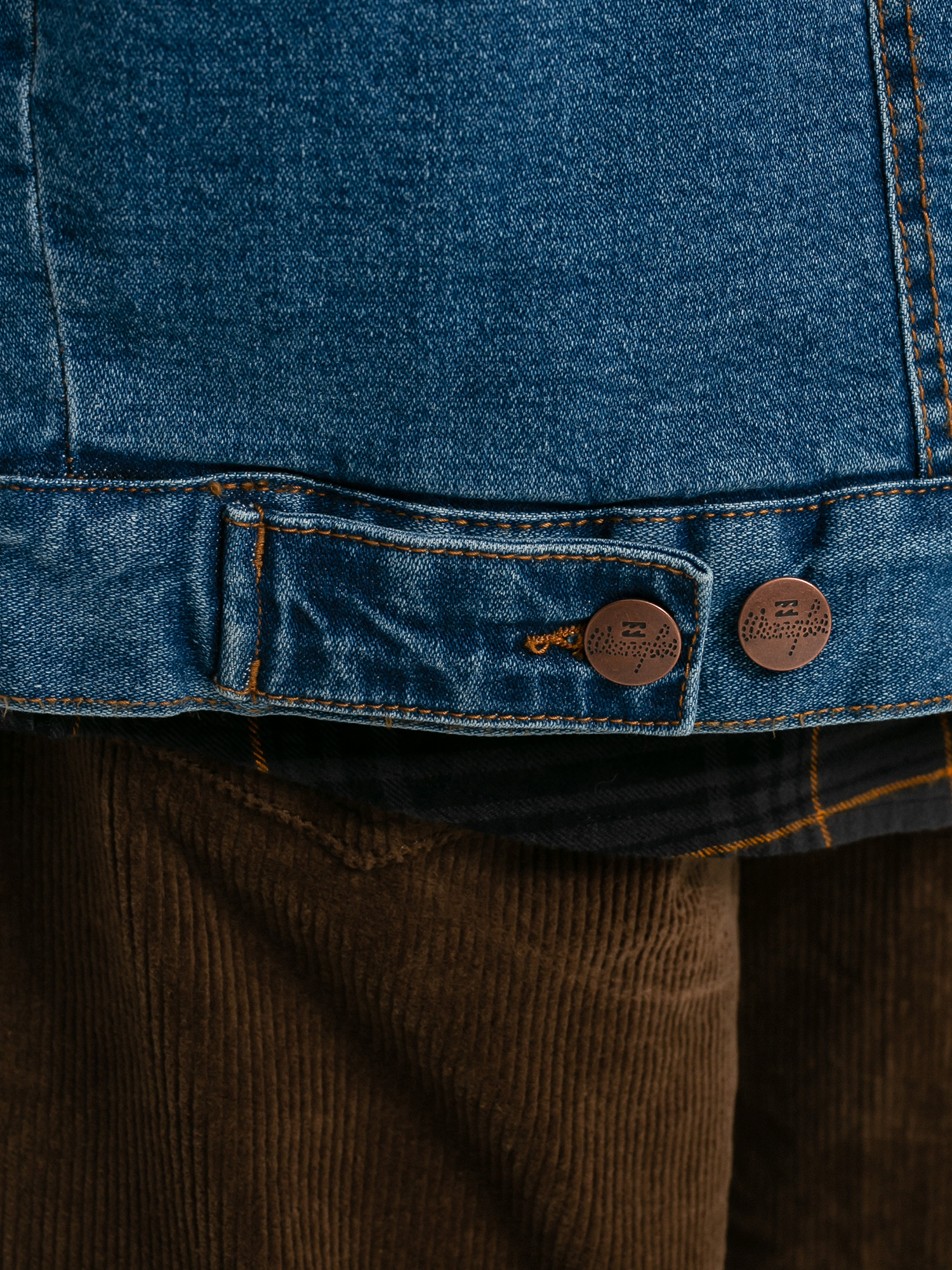 Billabong X Wrangler Range Denim Sherpa Jacket (ocean)