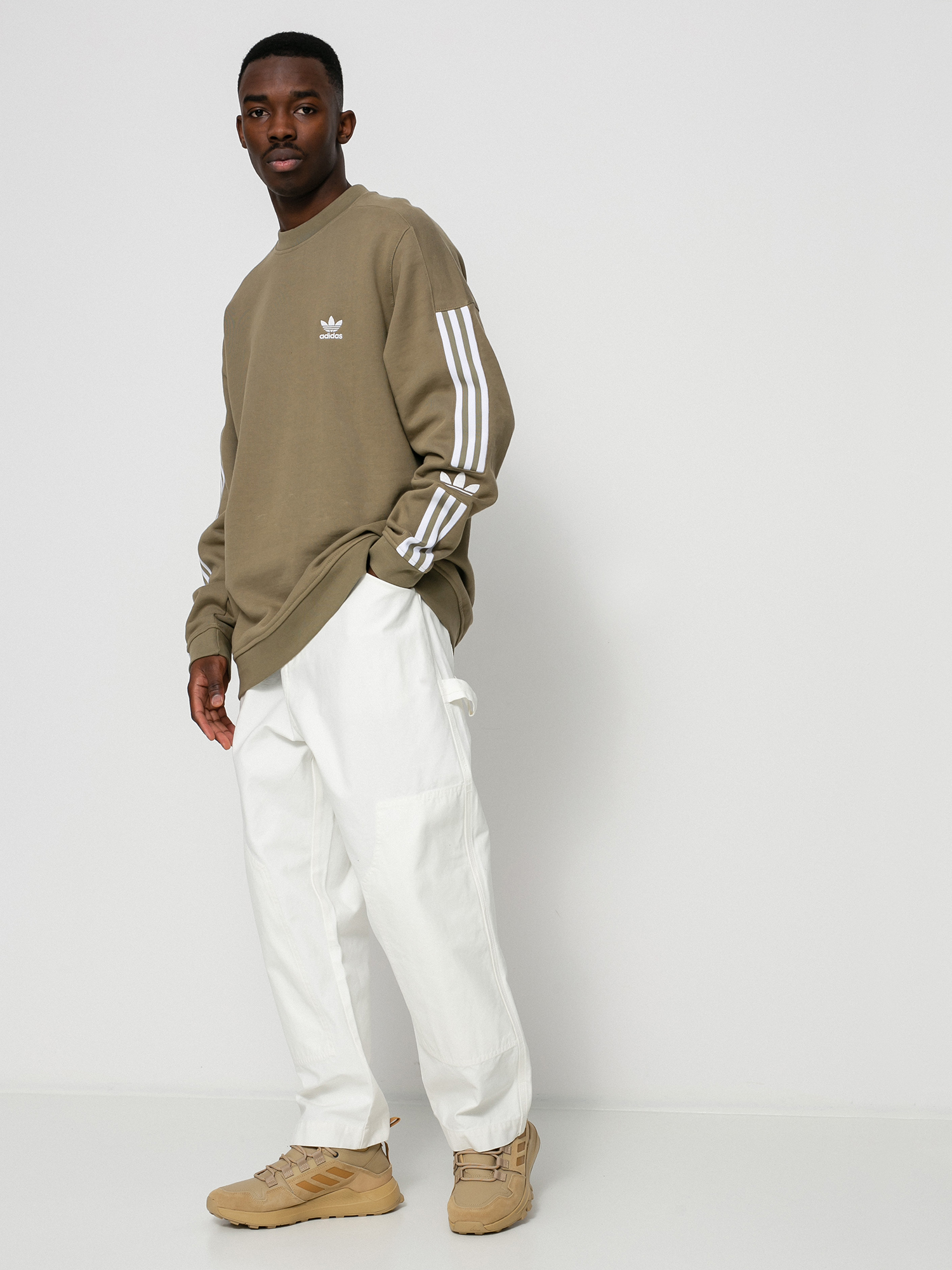 adidas Originals Lock Up Crew Sweatshirt (orbgrn)