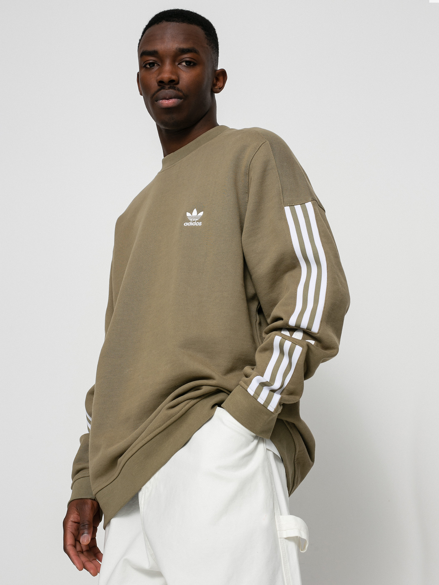 adidas Originals Lock Up Crew Sweatshirt (orbgrn)