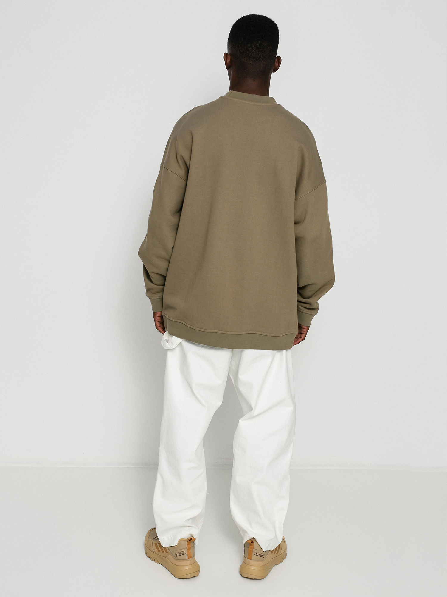 adidas originals corduroy crew sweatshirt