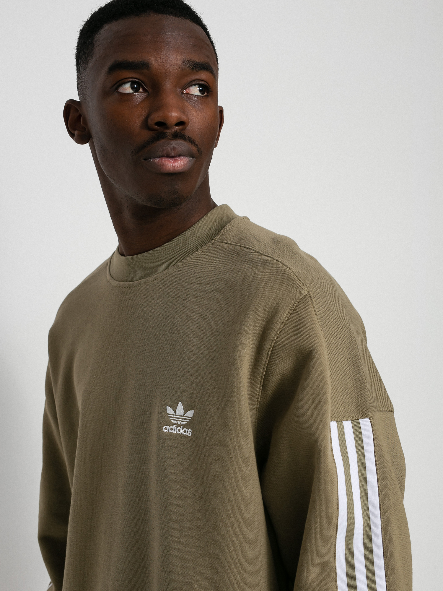 adidas Originals Lock Up Crew Sweatshirt (orbgrn)