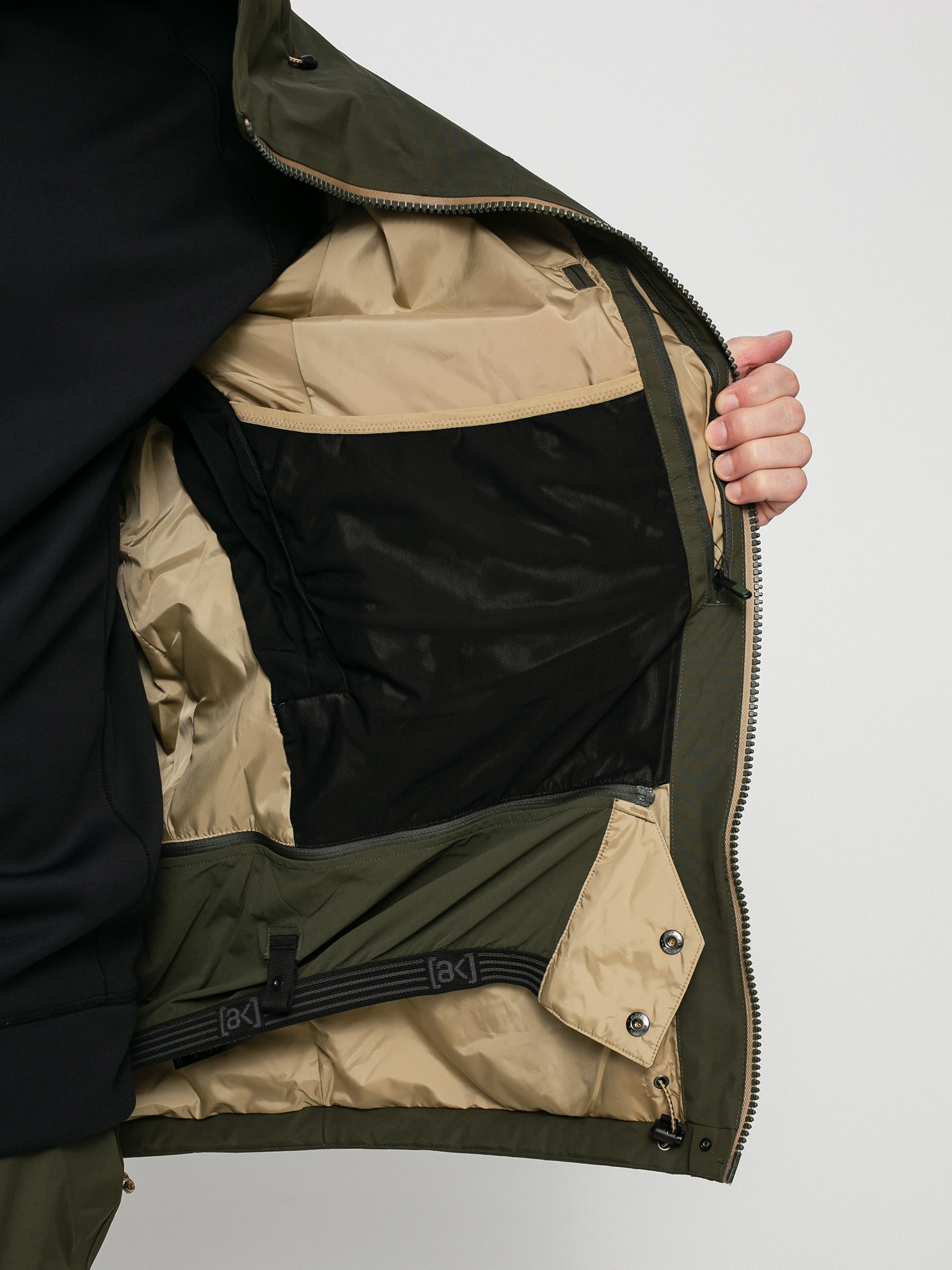 Mens Burton Ak Gore Tex Cyclic Snowboard jacket (forest night)