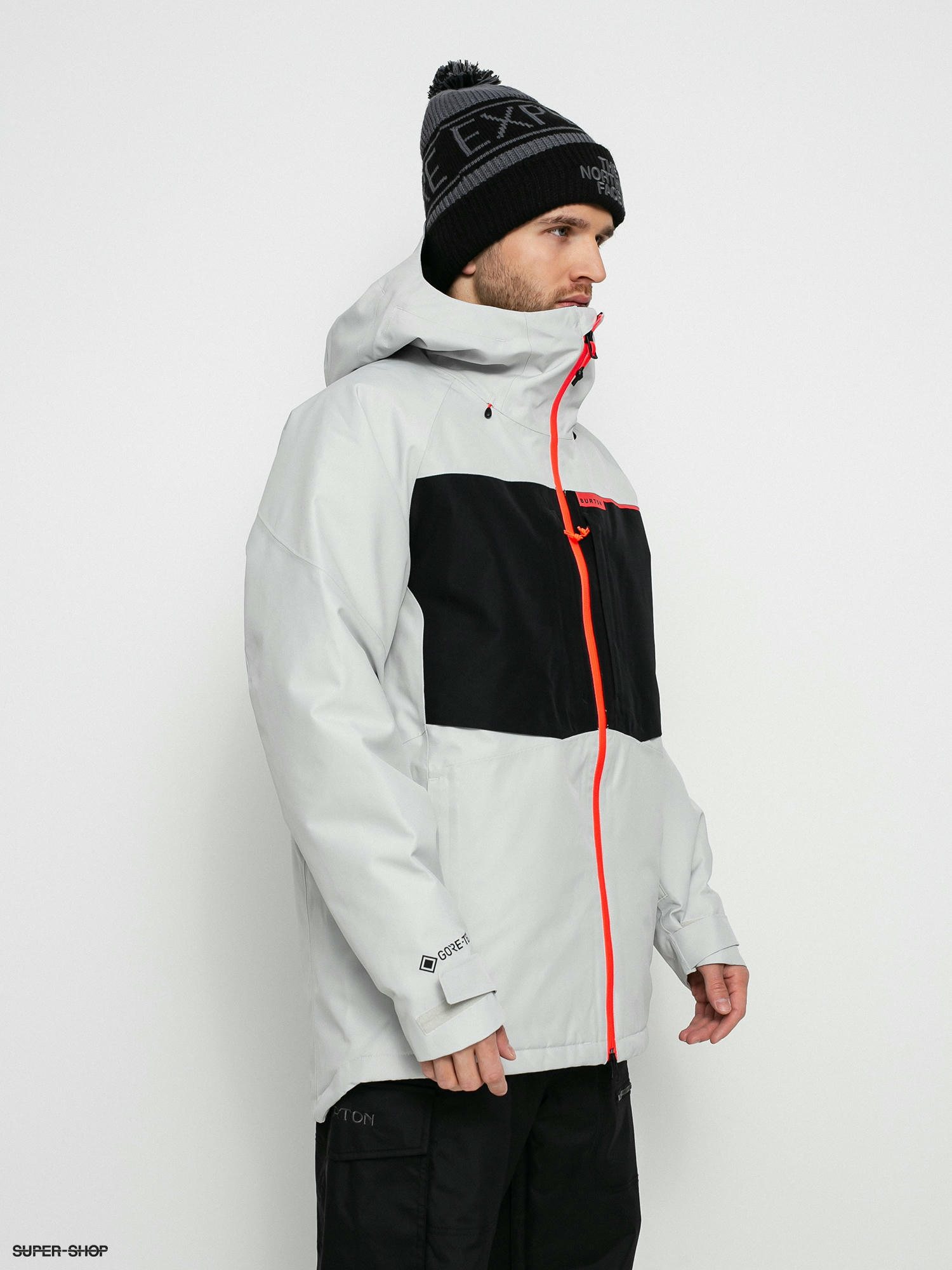 Burton Gore Tex 2L Pillowline Snowboard jacket (lunar gray/true black)