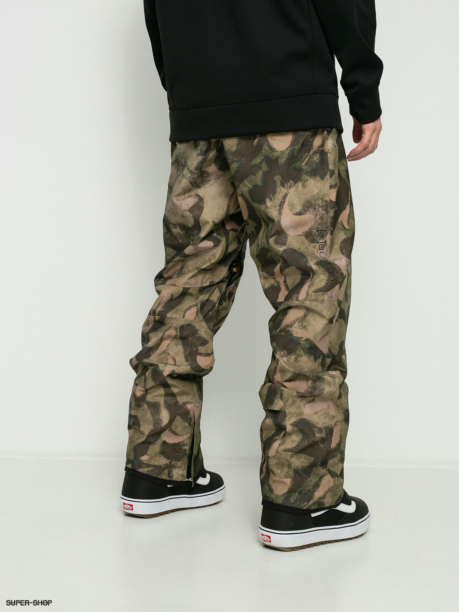 camouflage snowboard pants