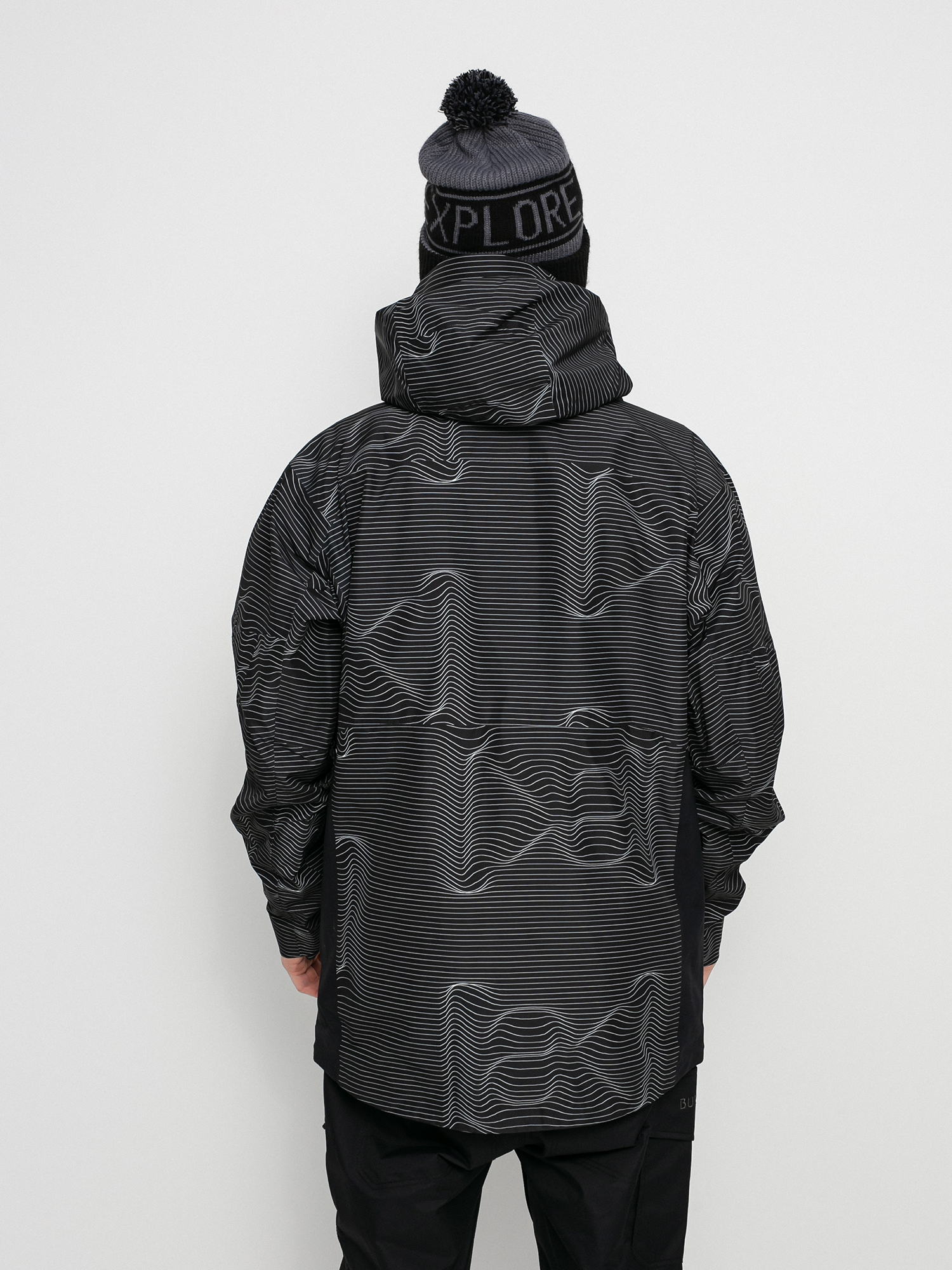 Burton Ak Gore Tex Cyclic Snowboard jacket - grey (logo lines)