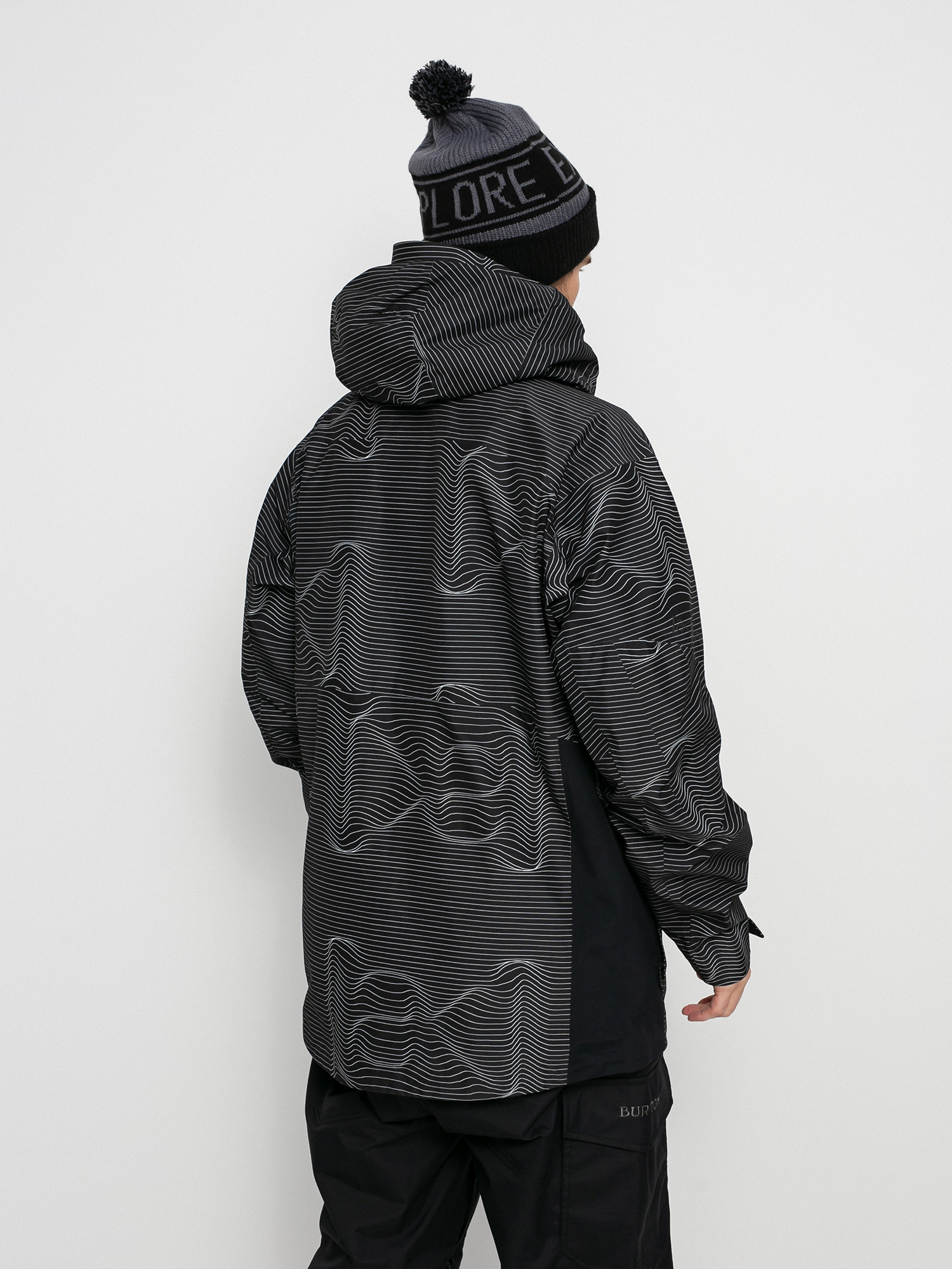 Mens Burton Ak Gore Tex Cyclic Snowboard jacket (logo lines)