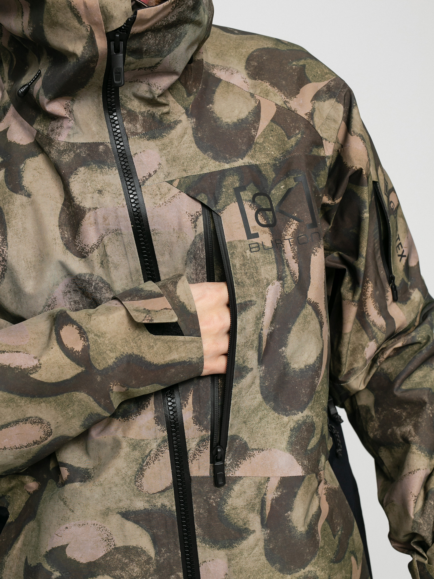 Burton Ak Gore Tex Cyclic Snowboard jacket - green (victor camo)