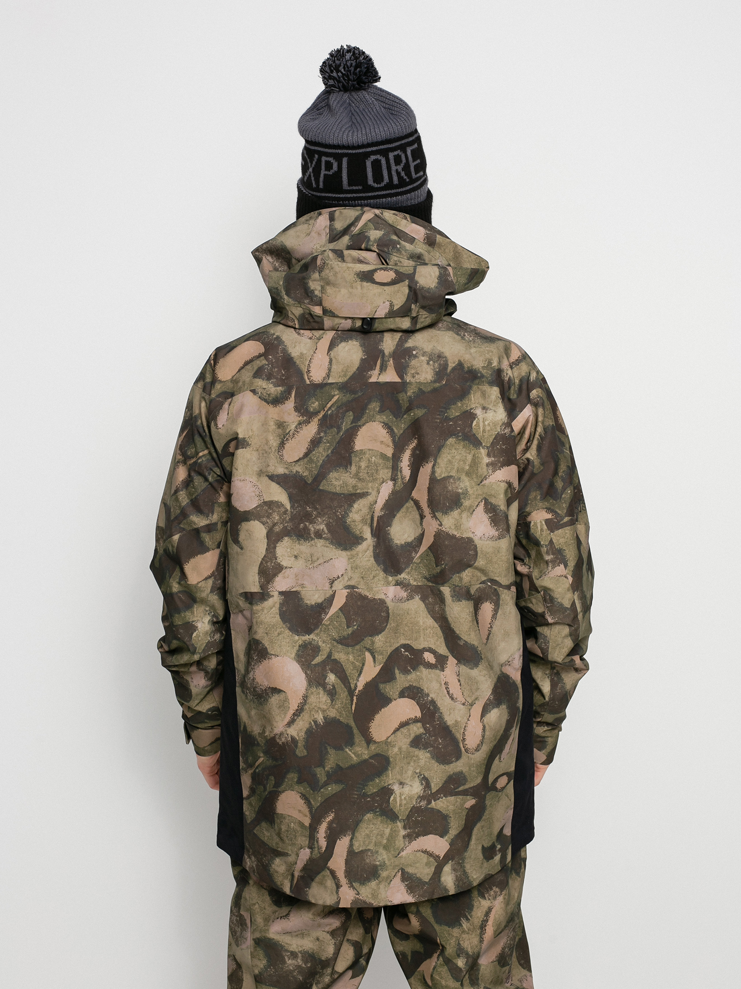 digital camo snowboard jacket