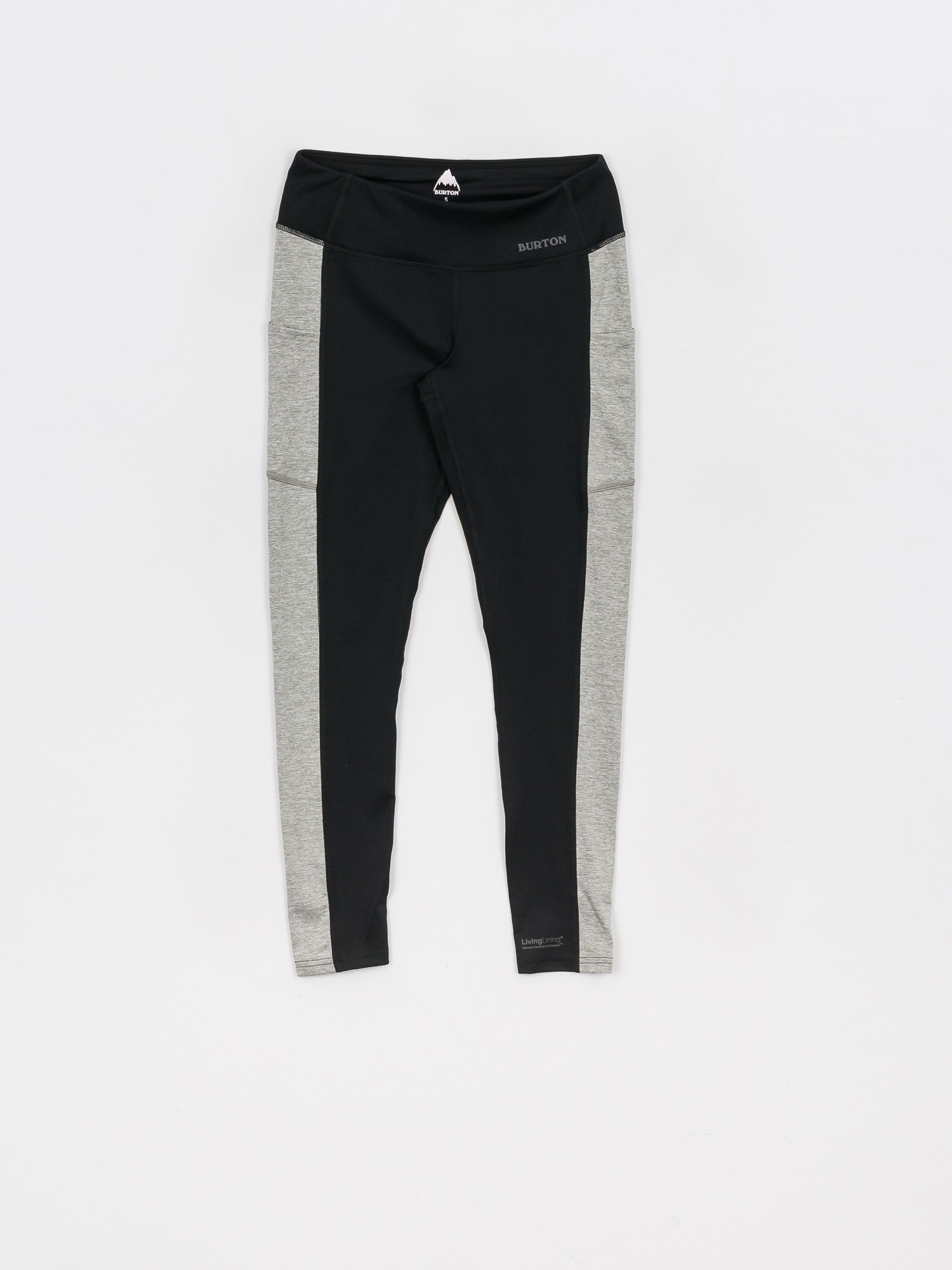 Womens Burton Midweight X Base Layers Active leggings (true black/gray heather)