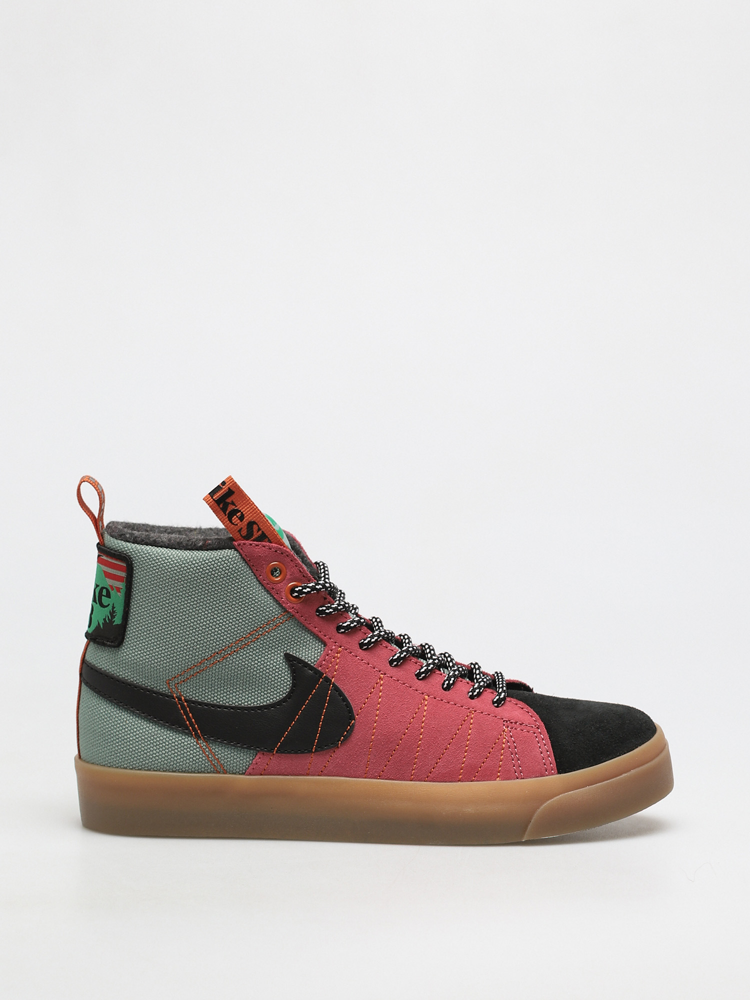 Nike SB Zoom Blazer Mid Premium Shoes (jade smoke/black white sport spice)