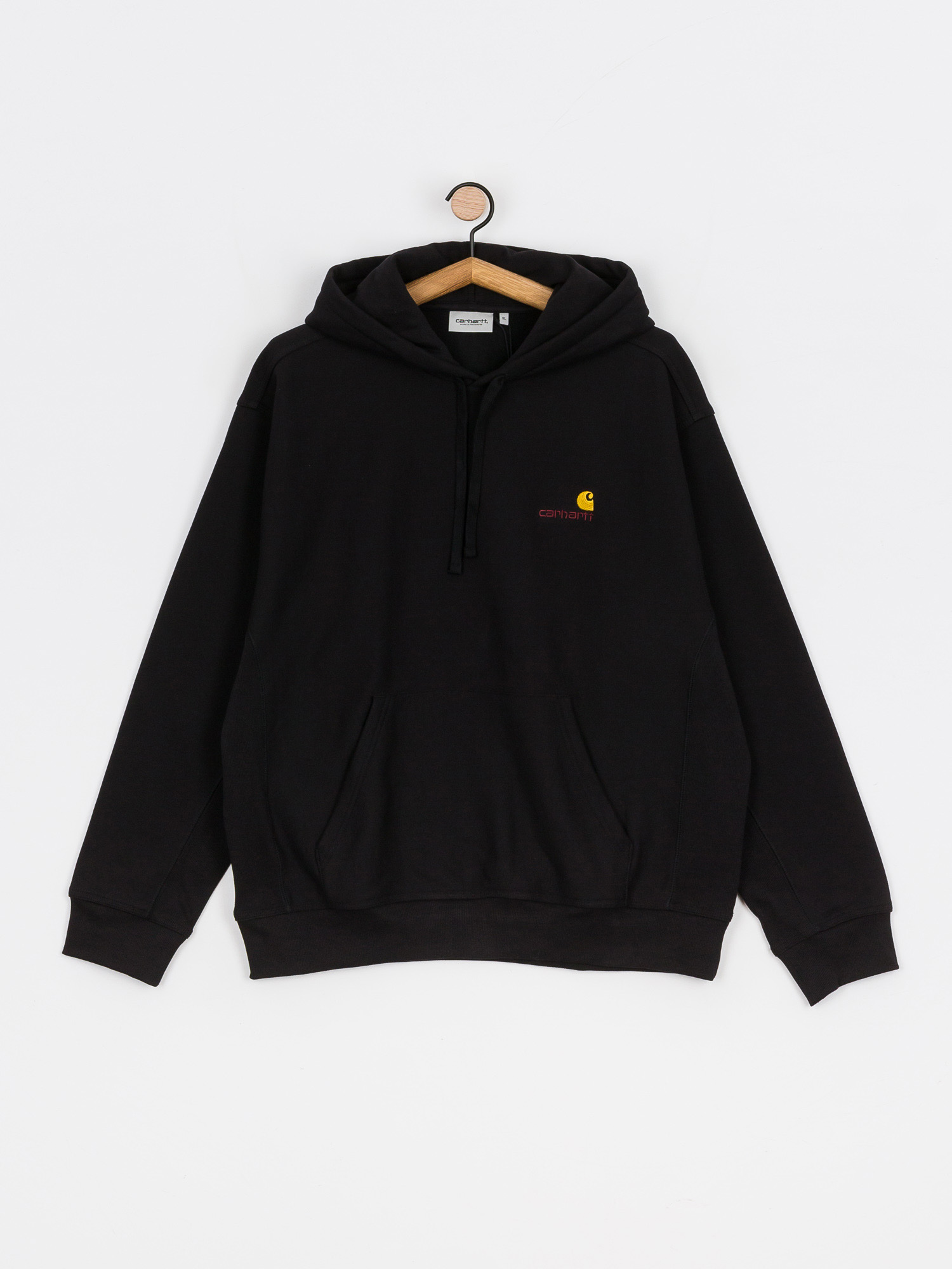 Carhartt WIP American Script HD Hoodie (black)