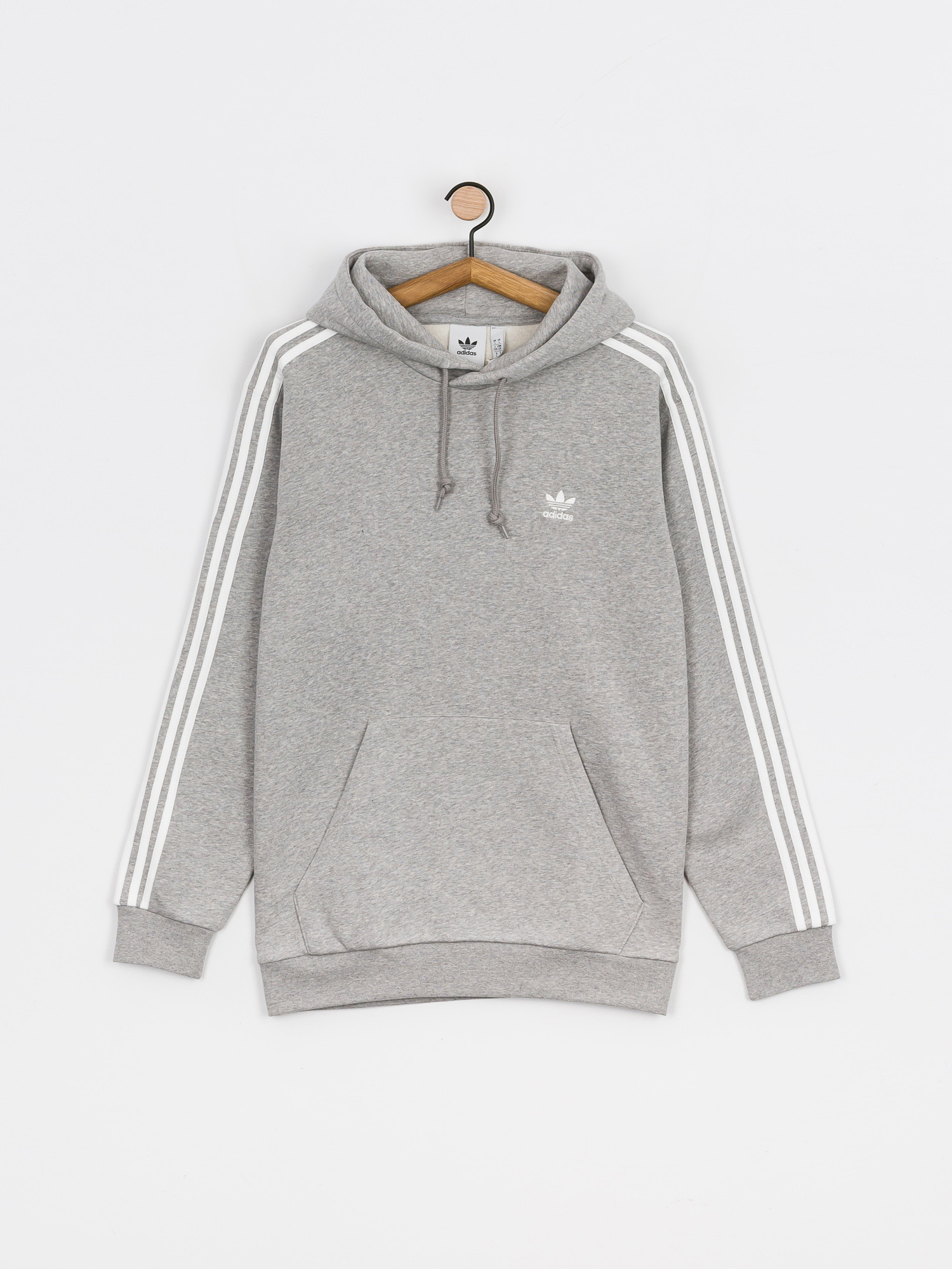 adidas Originals 3 Stripes HD Hoodie (medium grey heather)