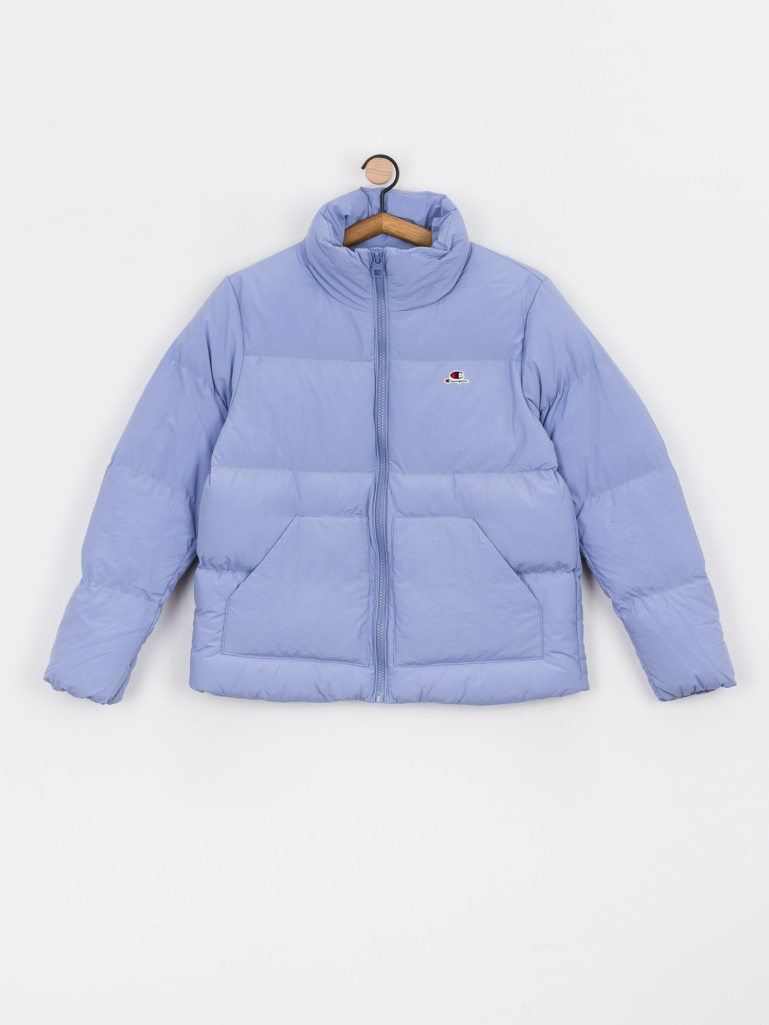 champion blue puffer jacket