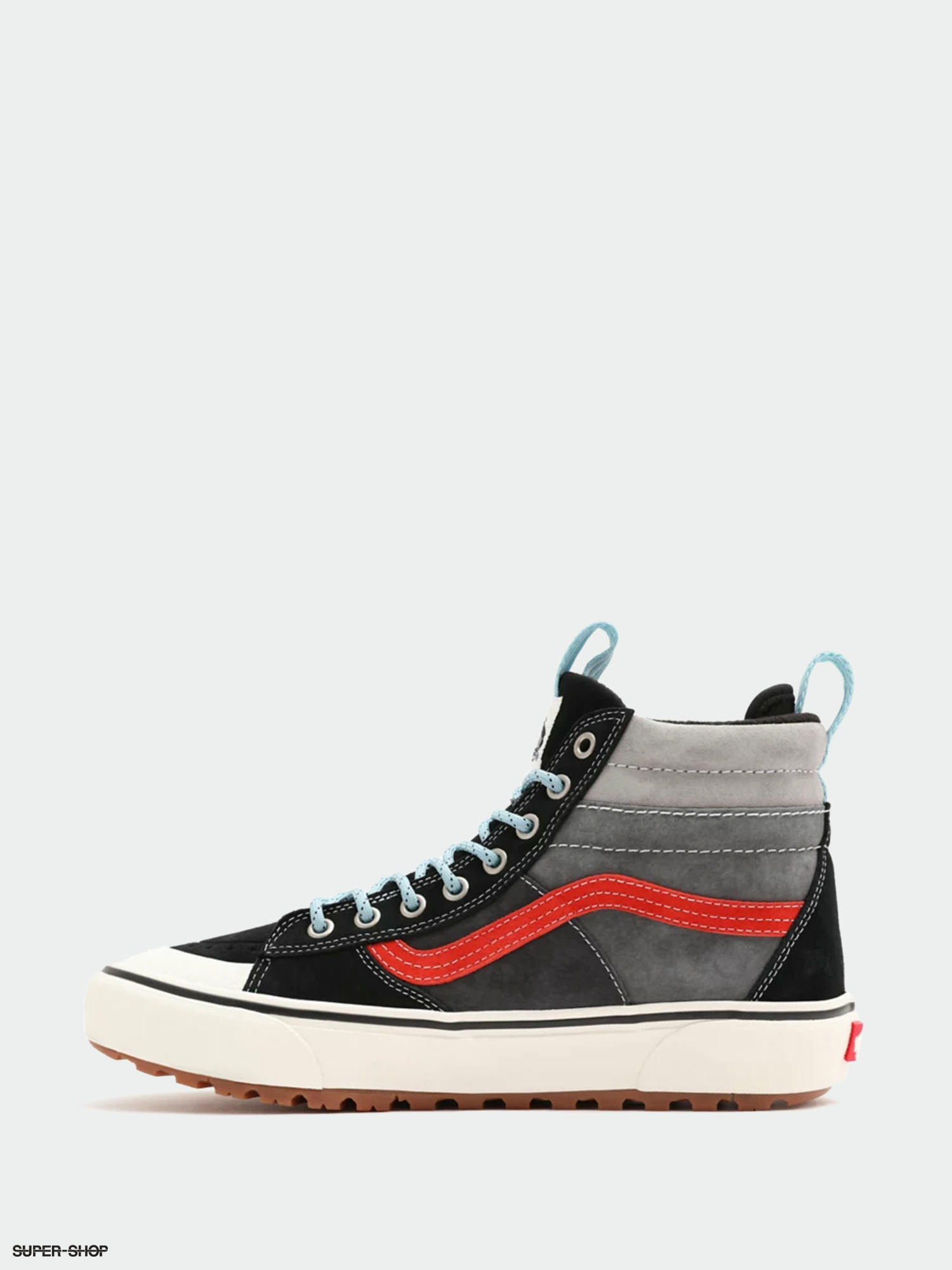 vans sk8 hi black orange