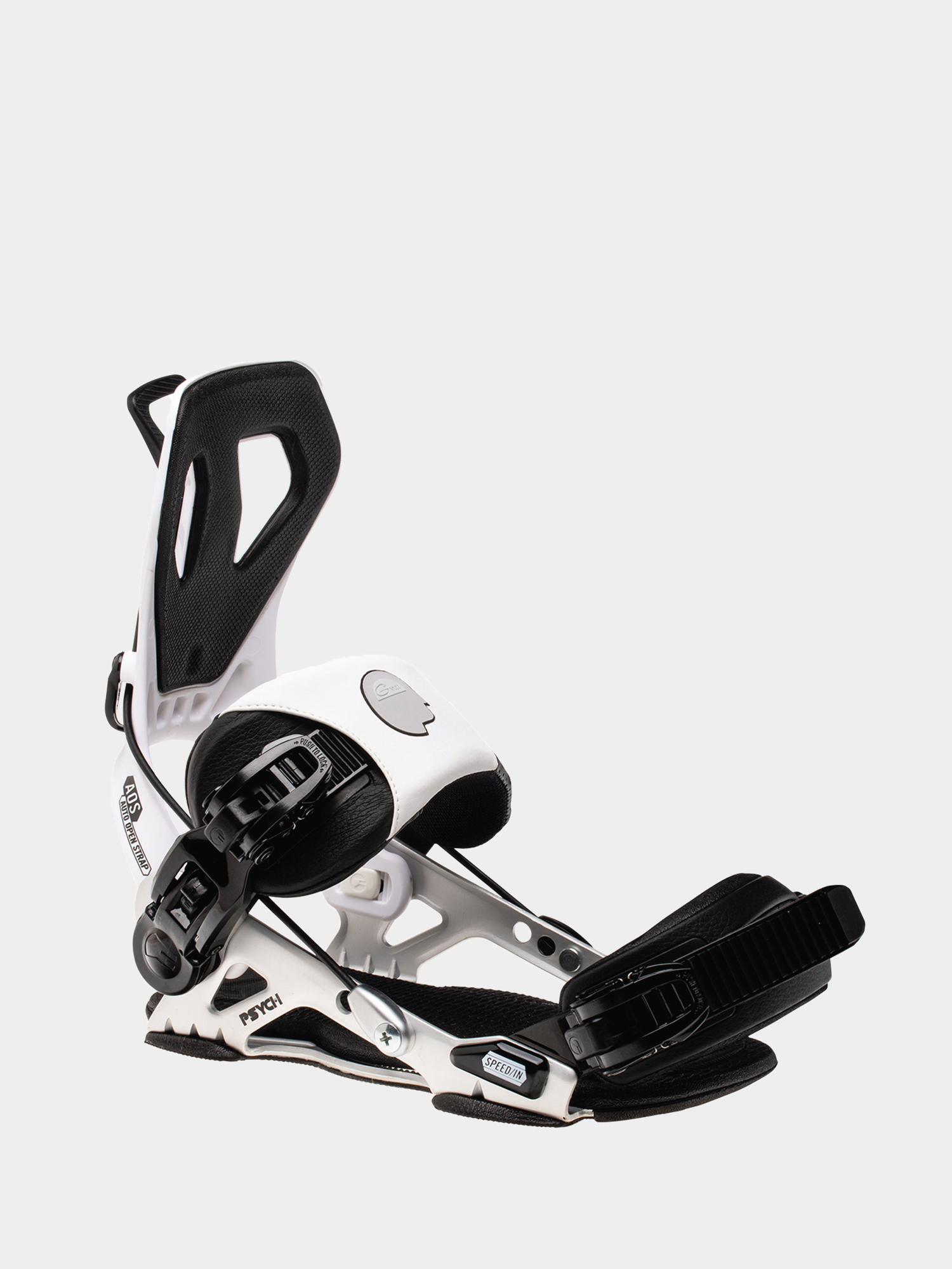 Gnu Psych Snowboard bindings (white)