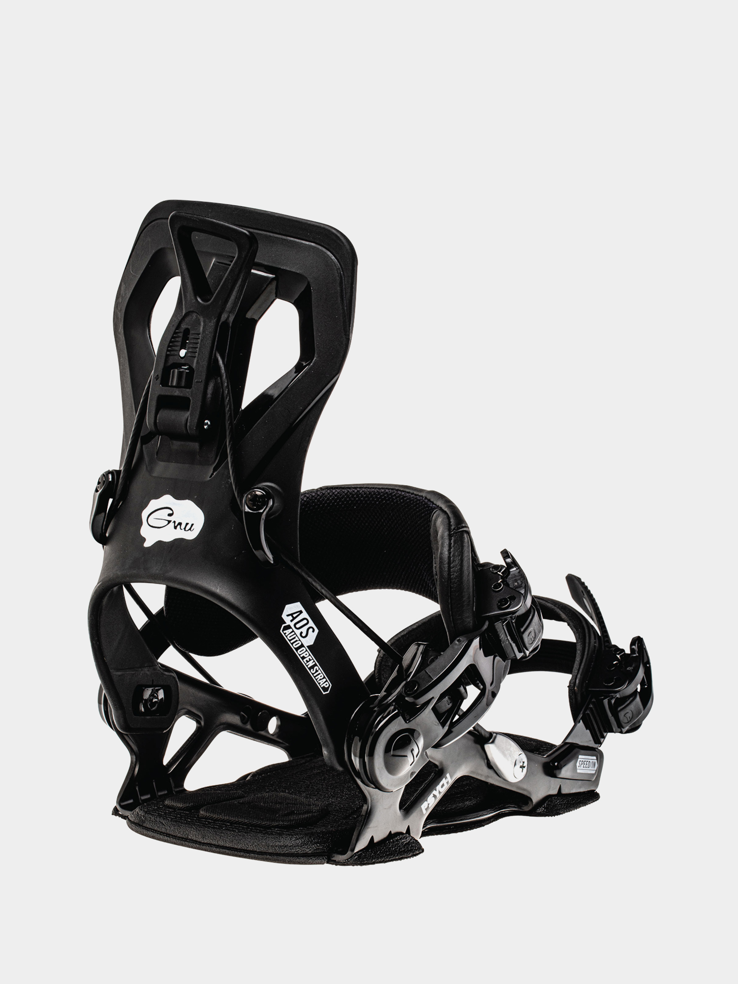 Gnu Psych Snowboard bindings (black)