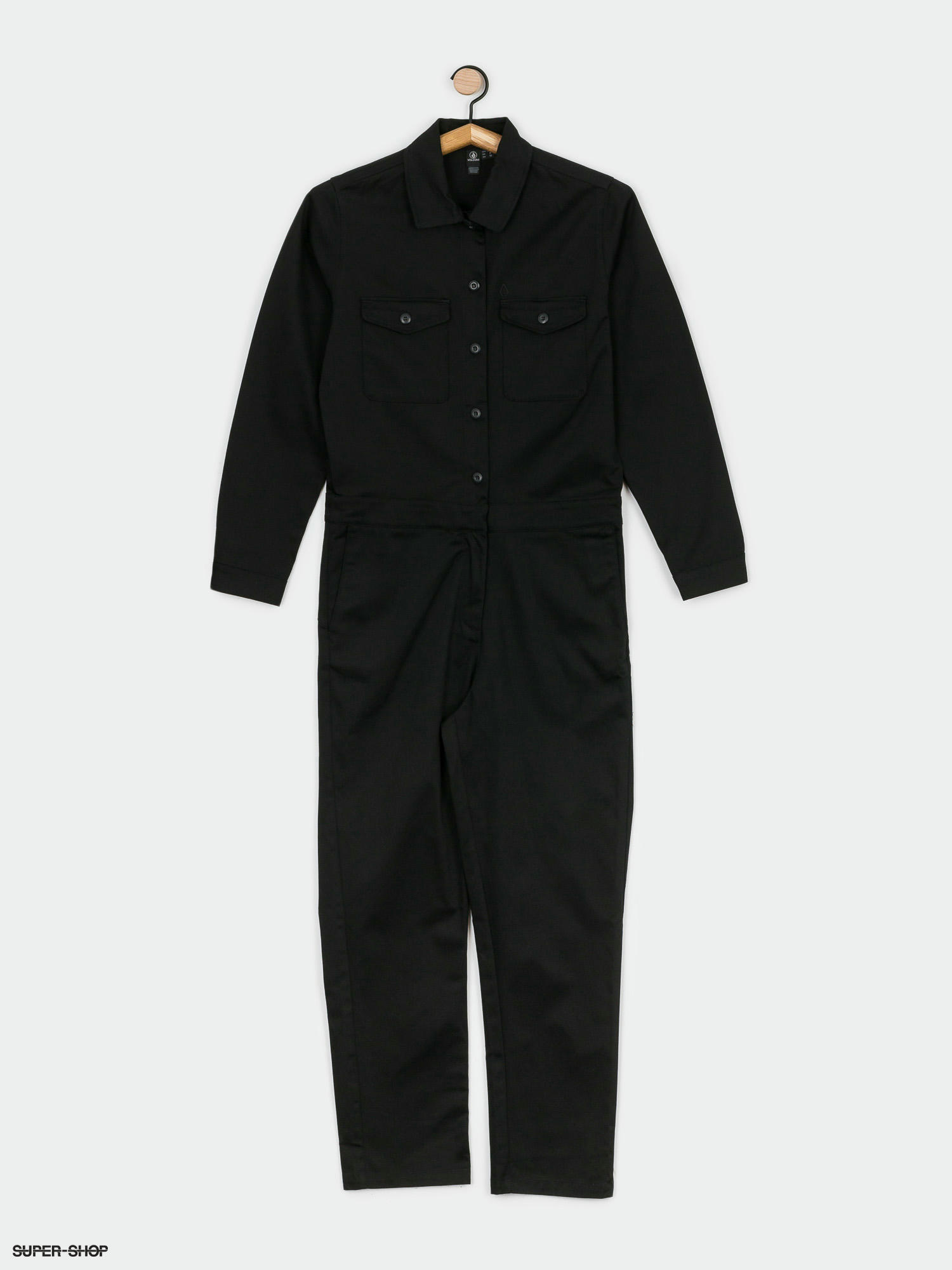 Womens Volcom Whawhat Coverall Overall (black)