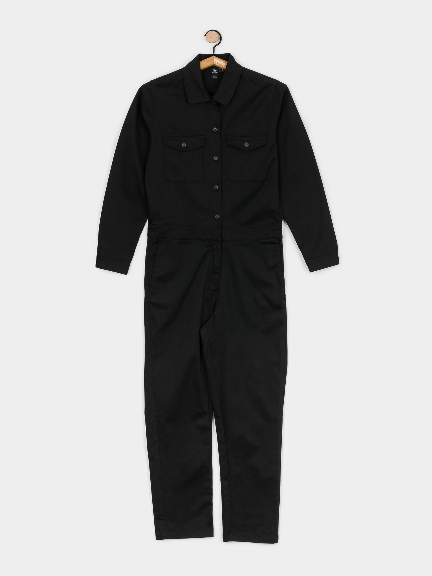 Womens Volcom Whawhat Coverall Overall (black)