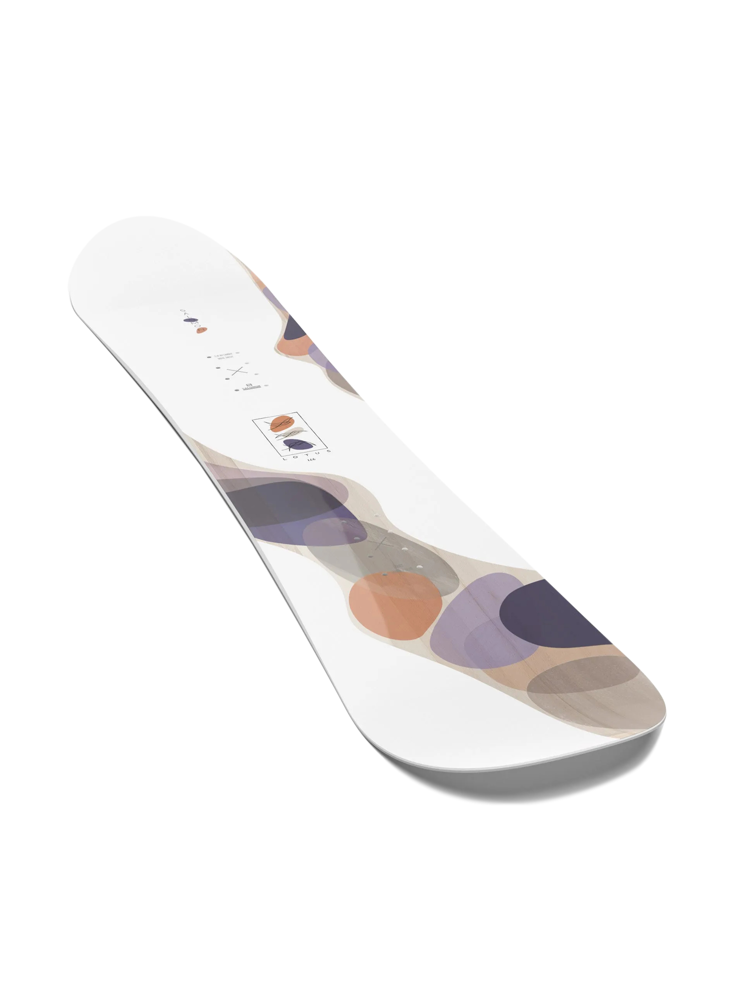 Womens Salomon Lotus Snowboard (white/red/navy)