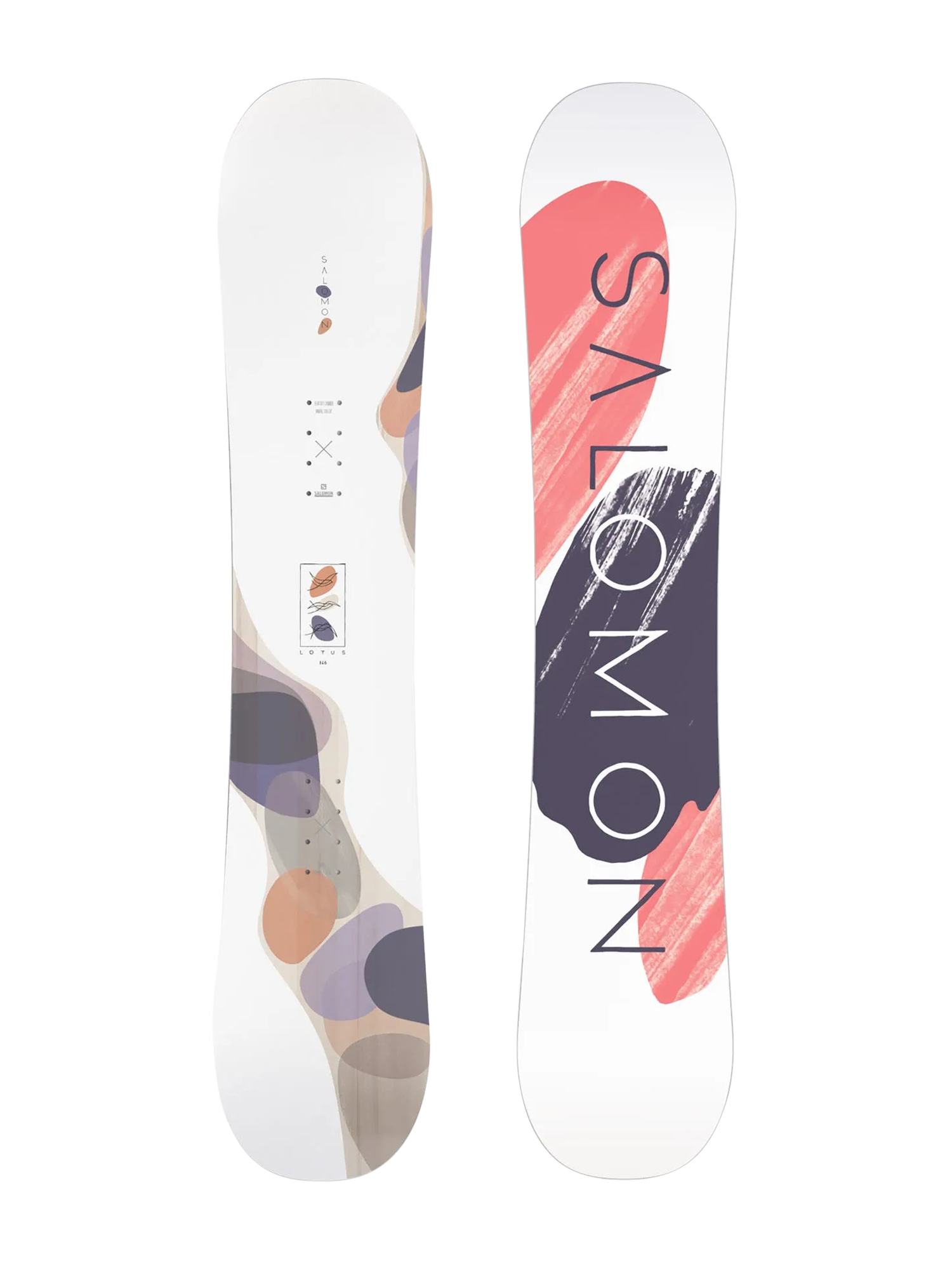 Salomon Lotus Snowboard Wmn navy blue (white/red/navy)