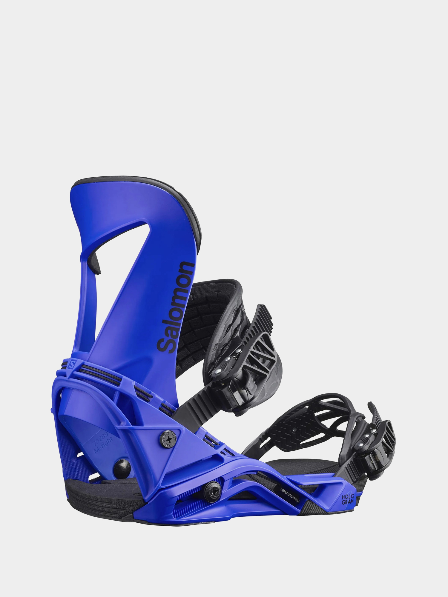 Mens Salomon Hologram Snowboard bindings (blue)